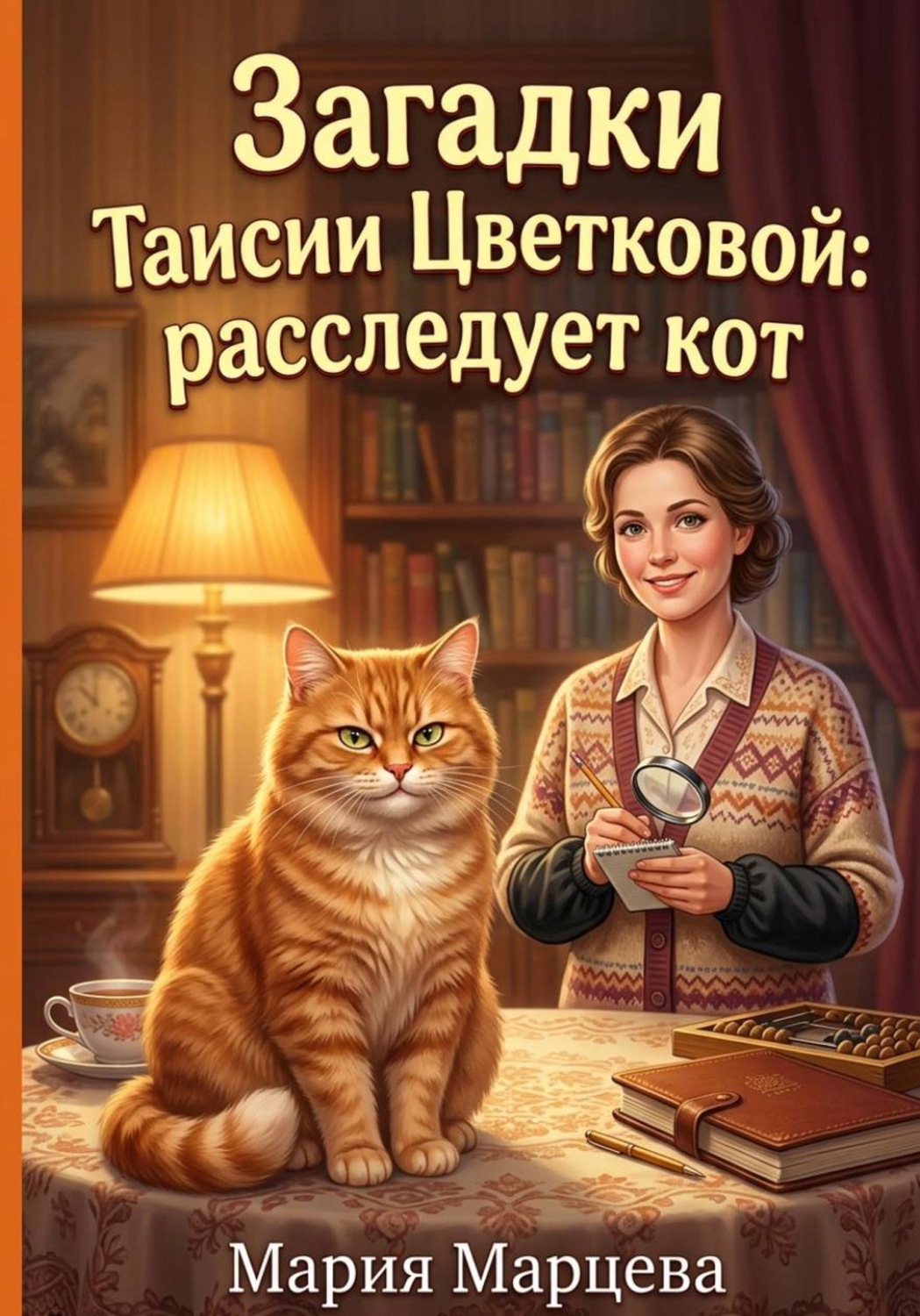 Обложка книги «Загадки Таисии Цветковой: расследует кот»