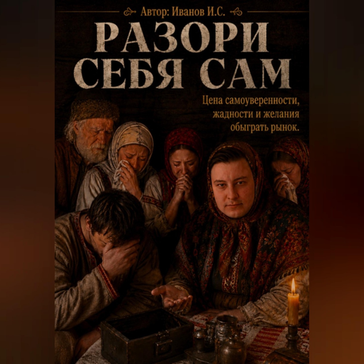 Обложка книги «Разори себя сам.Цена самоуверенности, жадности и желания обыграть рынок.»