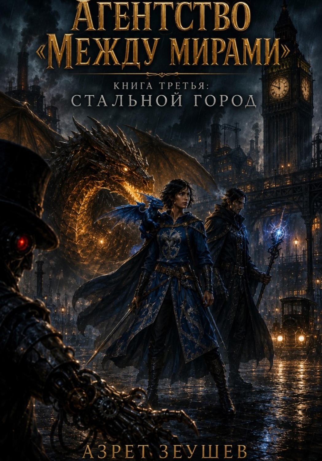 Обложка книги «Агентство «Между мирами». Стальной город»
