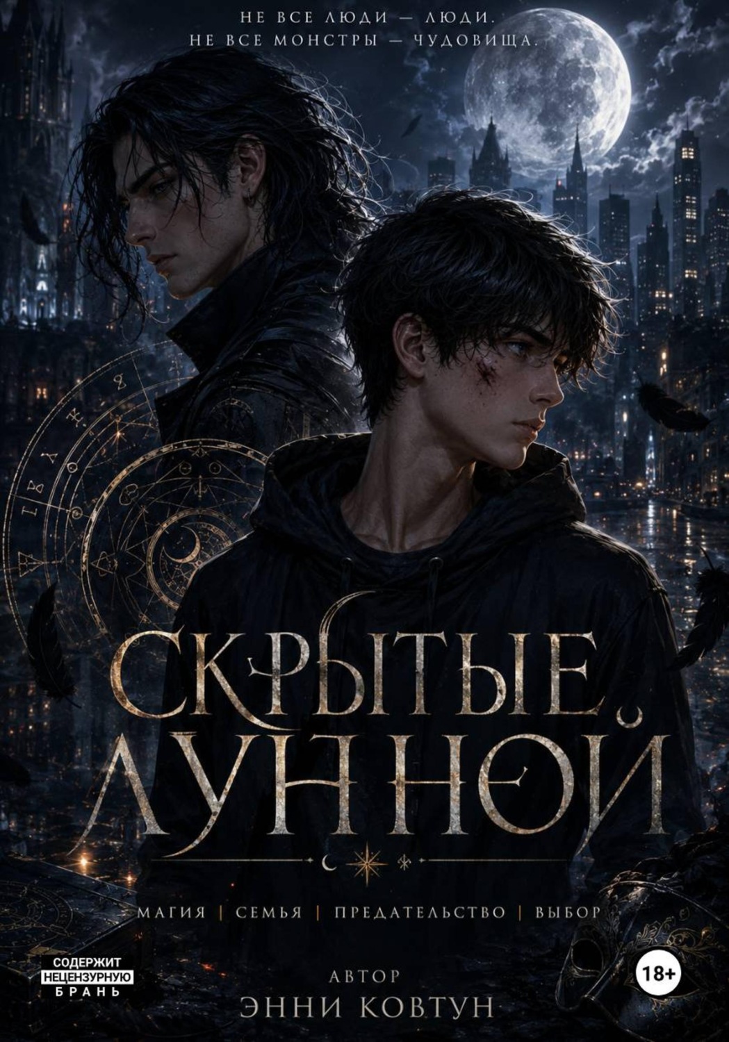 Обложка книги «Скрытые луной»