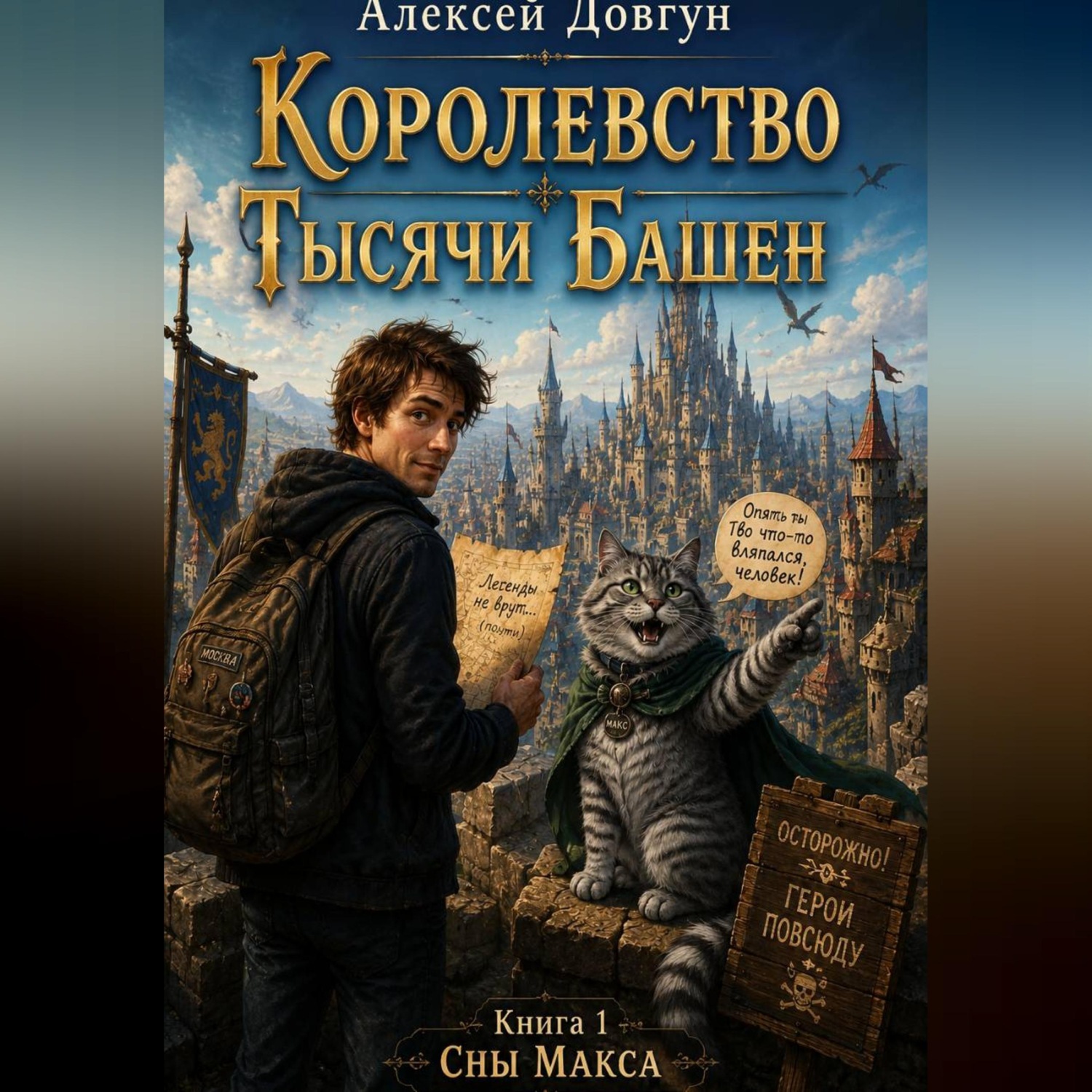 Обложка книги «Сны Макса. Книга 1: Королевство Тысячи Башен»