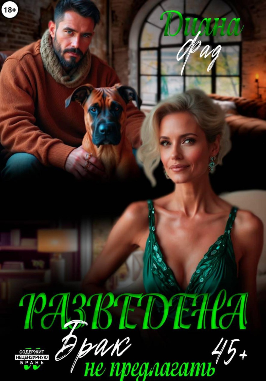 Обложка книги «Разведена и брак не предлагать!»