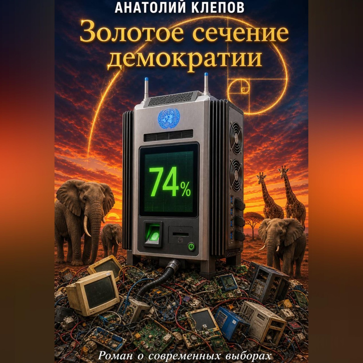 Обложка книги «Золотое сечение демократии Роман о современных выборах»