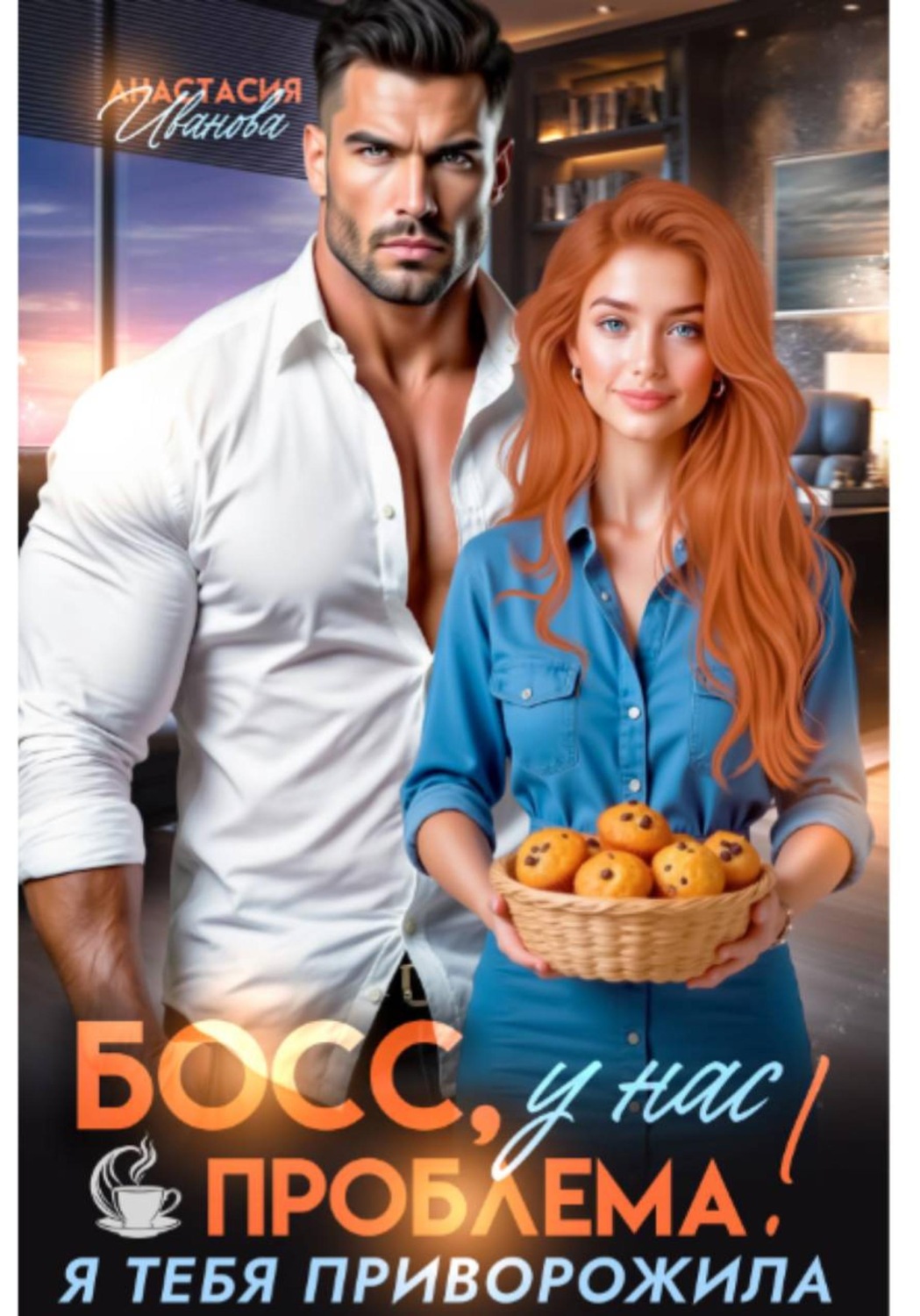 Обложка книги «Босс, у нас проблема! Я тебя приворожила»