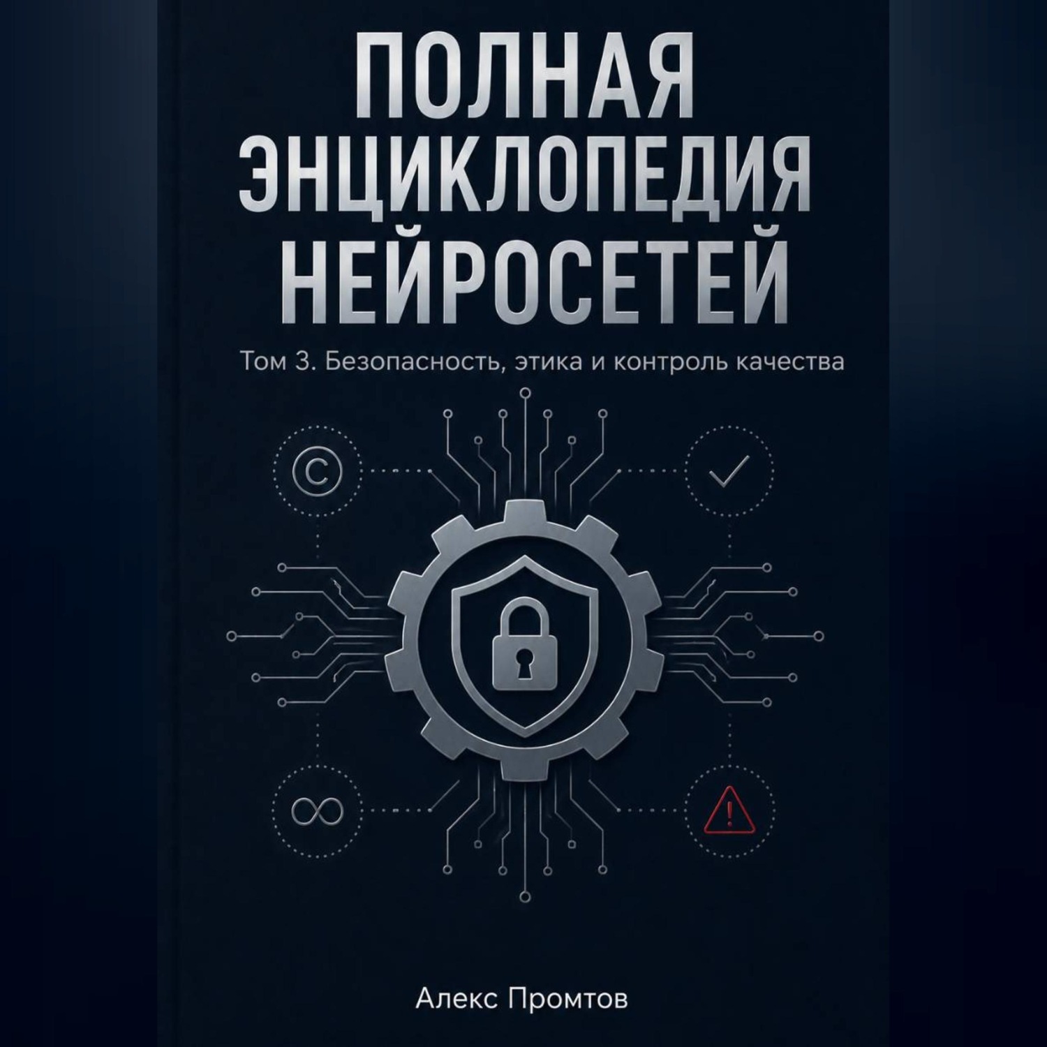 Обложка книги «Полная энциклопедия нейросетей. Том 3. Безопасность, этика и контроль качества»