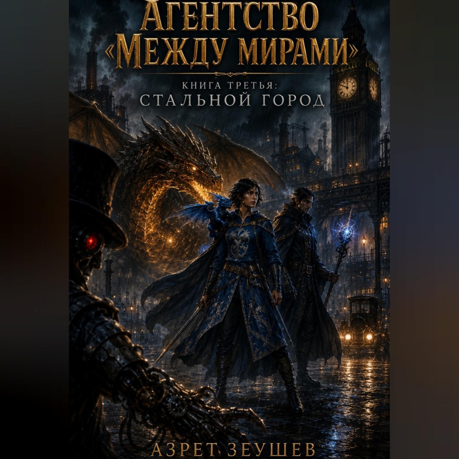 Обложка книги «Агентство «Между мирами». Стальной город»