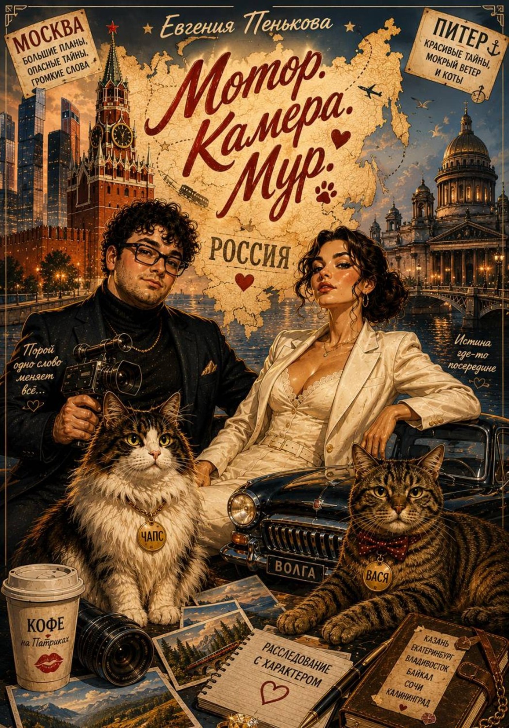 Обложка книги «Мотор. Камера. Мур»