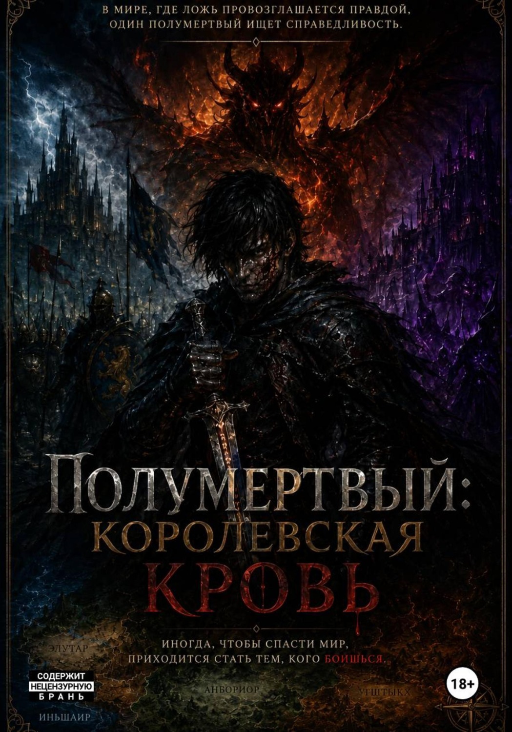 Обложка книги «Полумертвый: Королевская кровь»