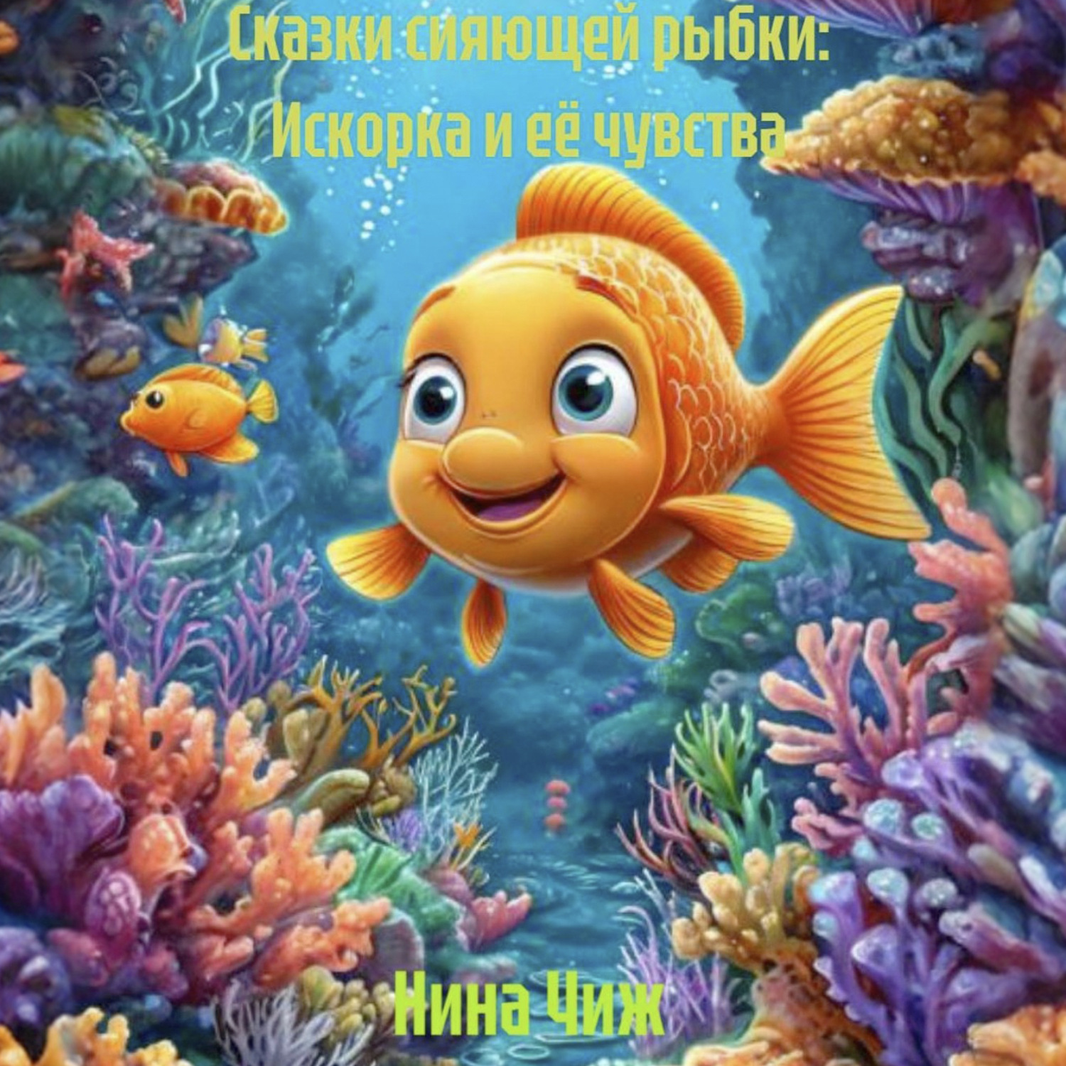 Обложка книги «Сказки сияющей рыбки: Искорка и её чувства»