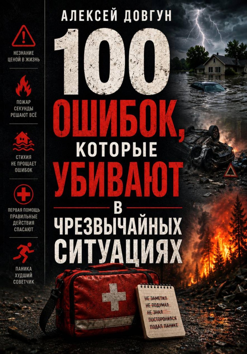 Обложка книги «100 ошибок, которые убивают в чрезвычайных ситуациях»