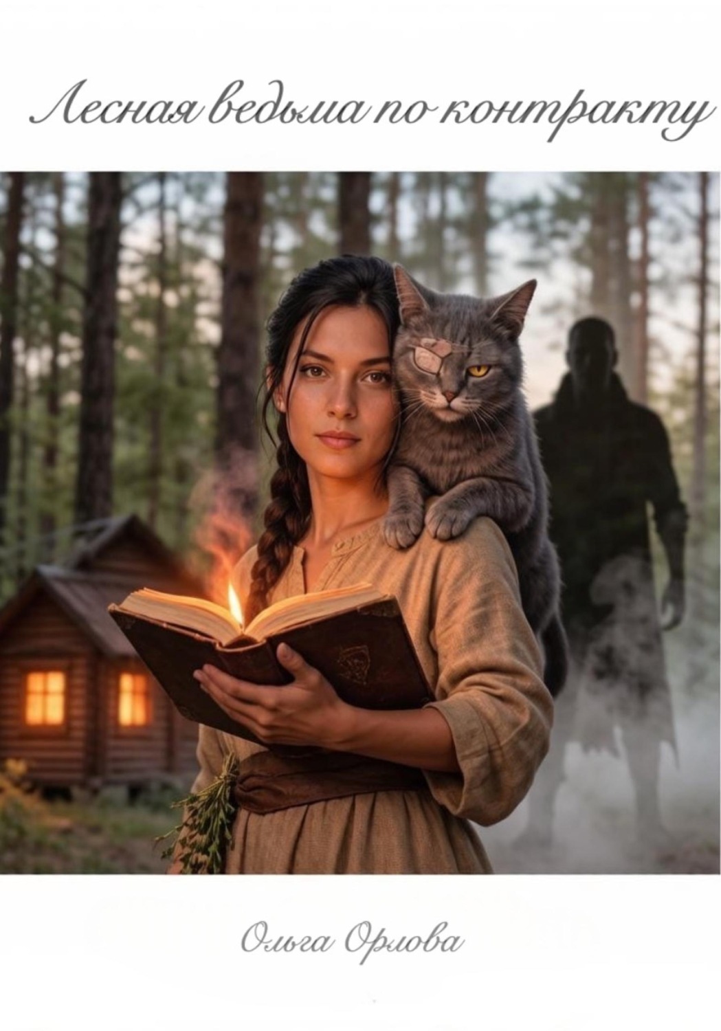 Обложка книги «Лесная ведьма по контракту»