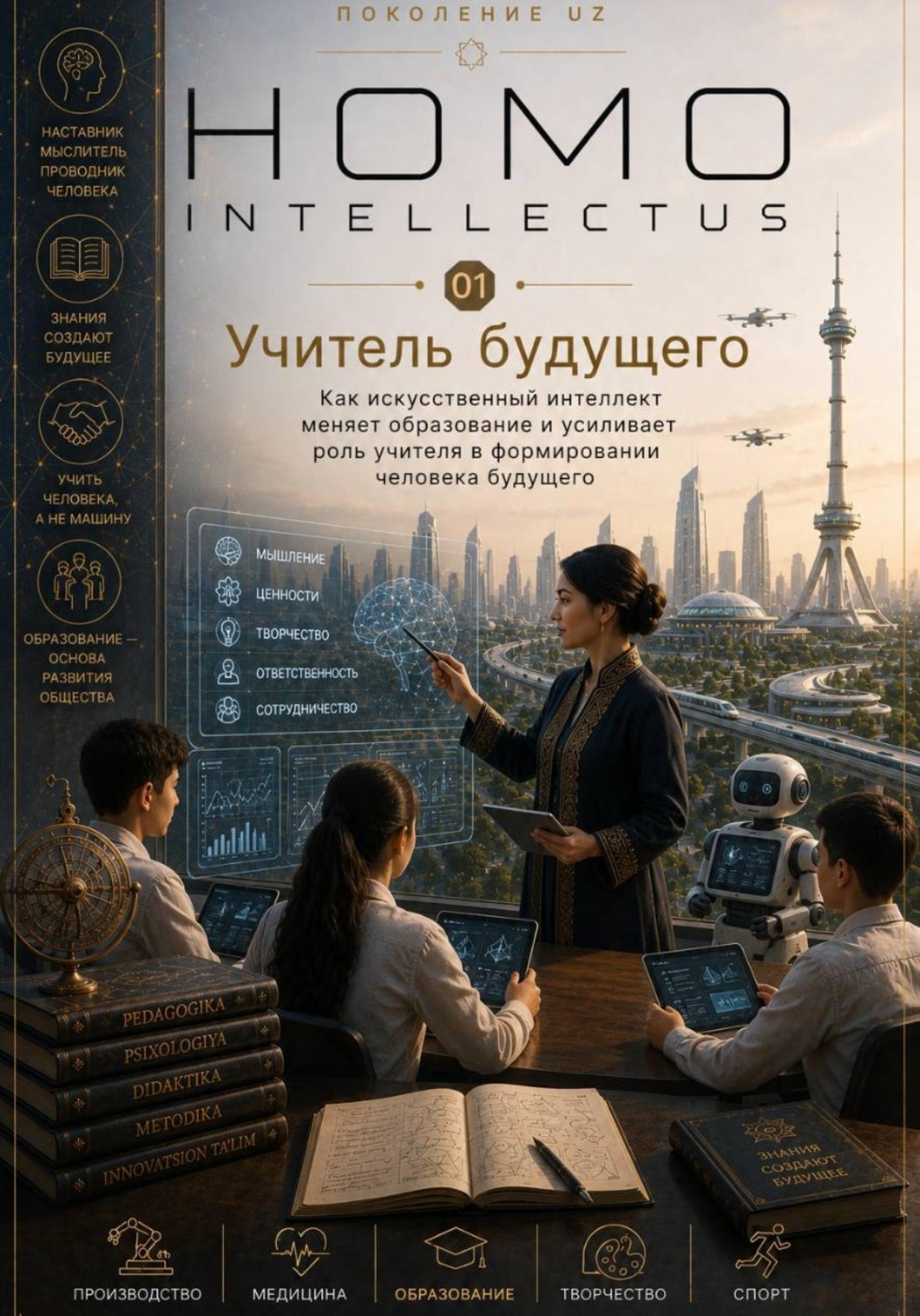 Обложка книги «Учитель будущего. Homo Intellectus»