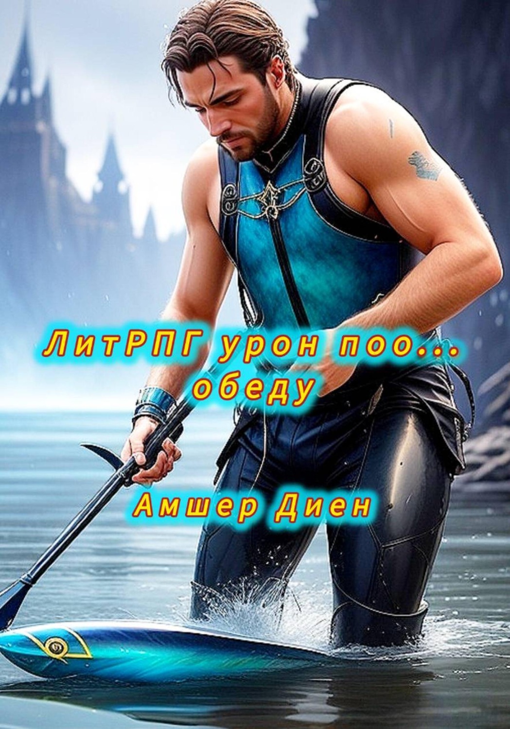 Обложка книги «ЛитРПГ урон поо... обеду»