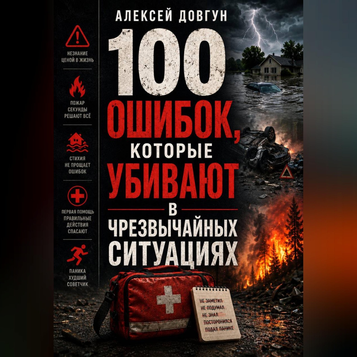 Обложка книги «100 ошибок, которые убивают в чрезвычайных ситуациях»