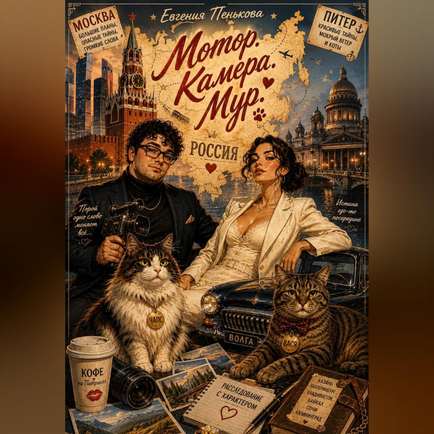 Обложка книги «Мотор. Камера. Мур.»