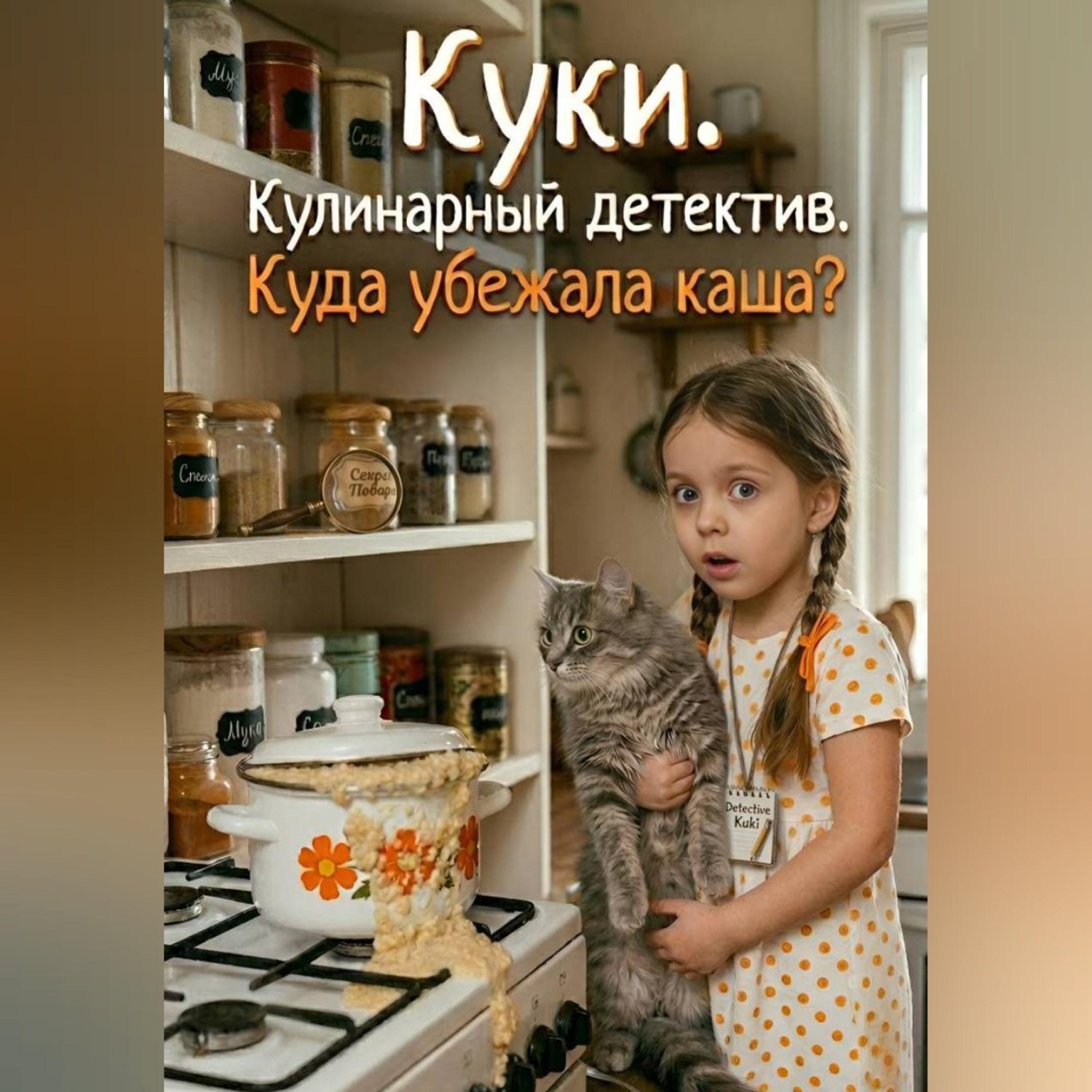 Обложка книги «Куки. Кулинарный детектив. Куда убежала каша?»