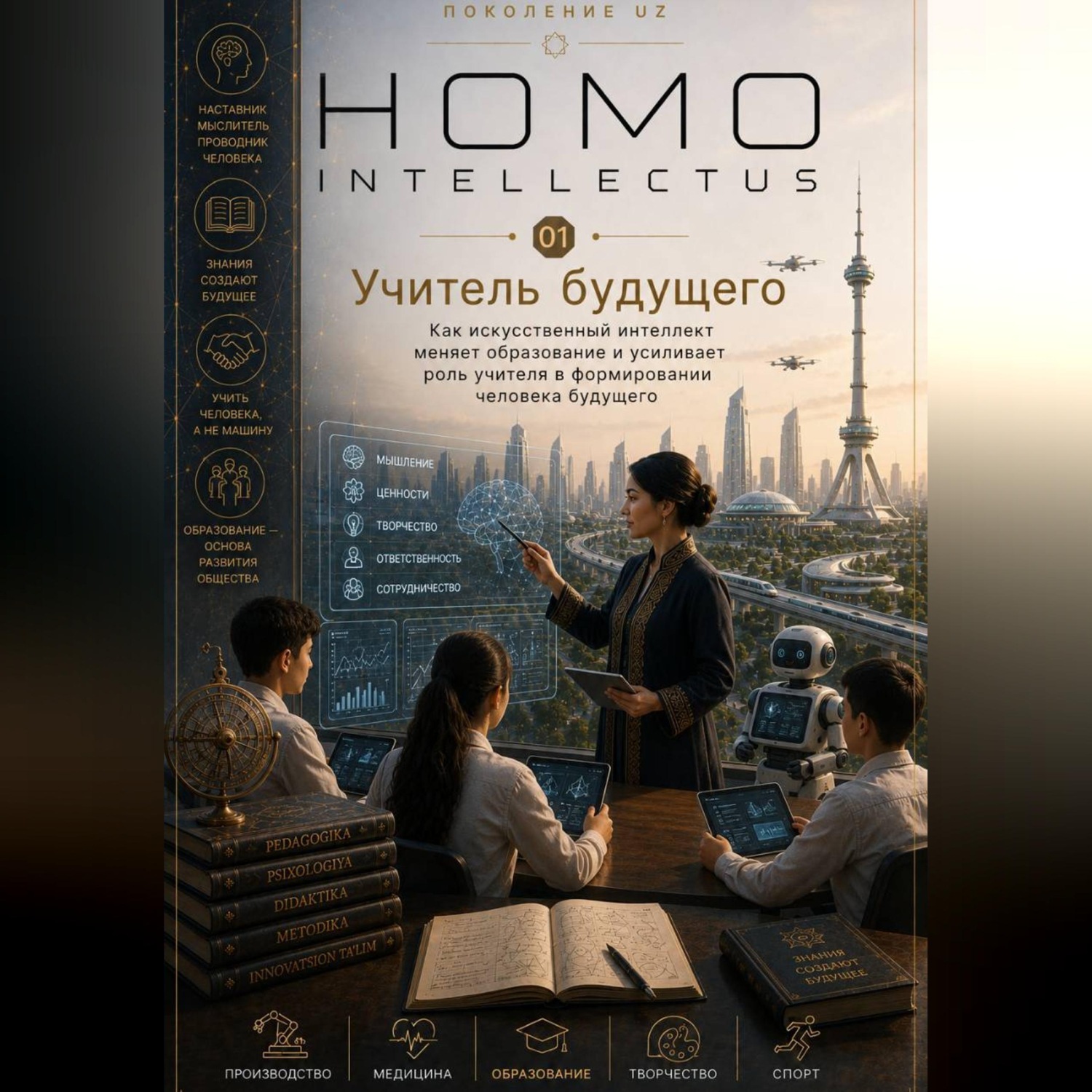 Обложка книги «Учитель будущего. Homo Intellectus»