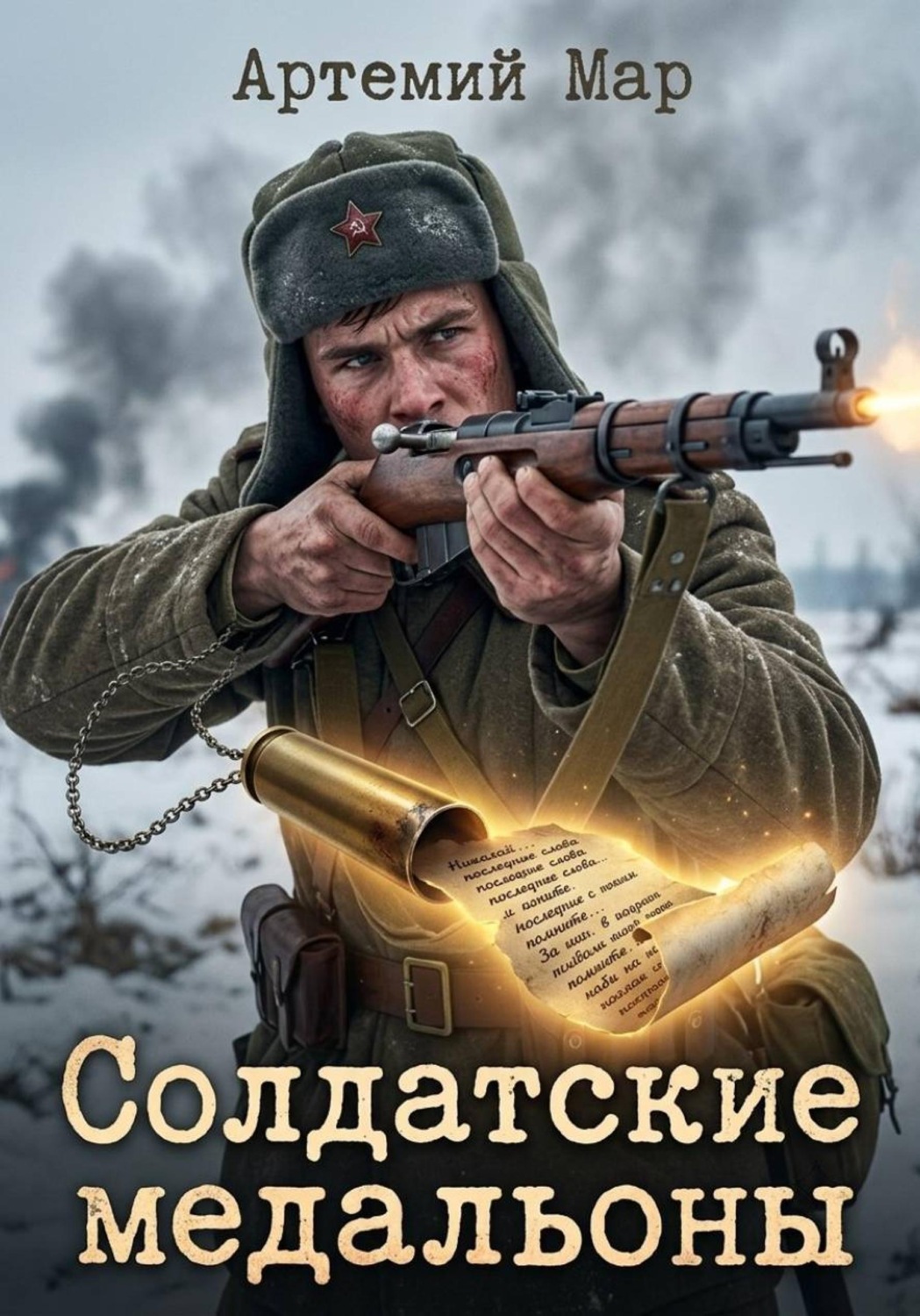 Обложка книги «Солдатские медальоны»
