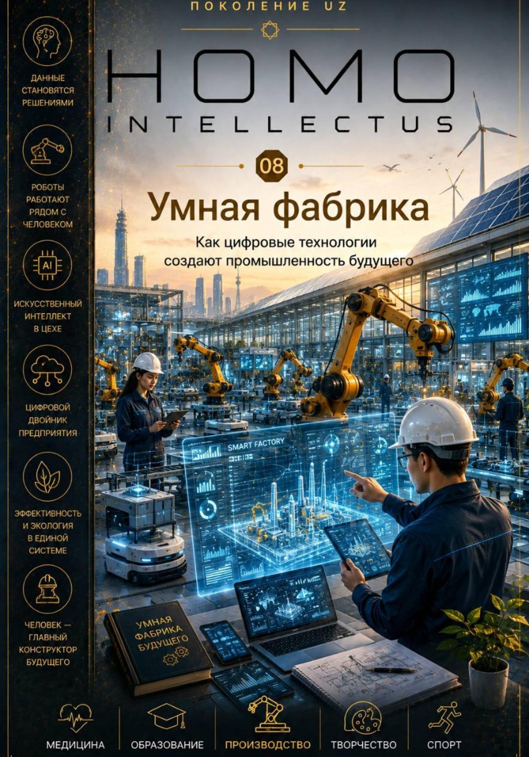 Обложка книги «Умная фабрика. Homo Intellectus»