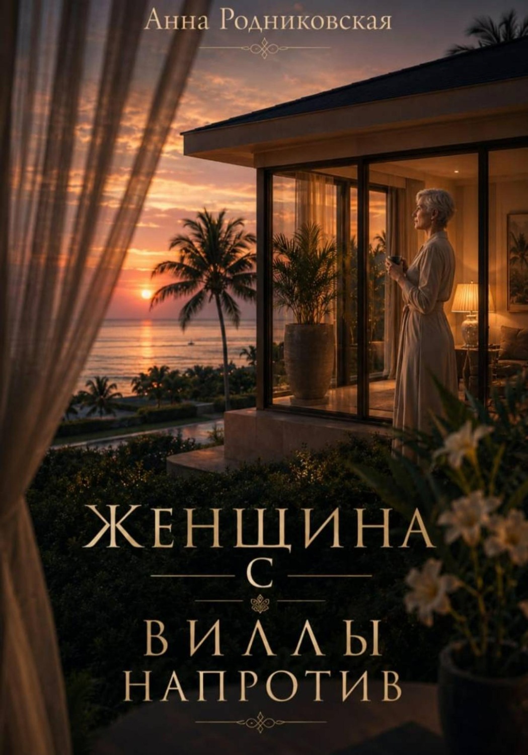 Обложка книги «Женщина с виллы напротив»