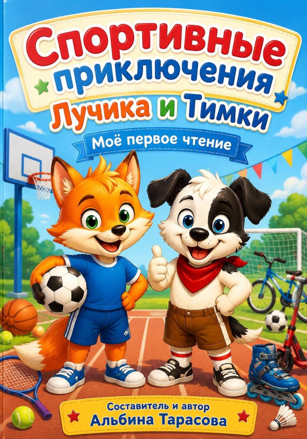 Обложка книги «Спортивные приключения Лучика и Тимки»