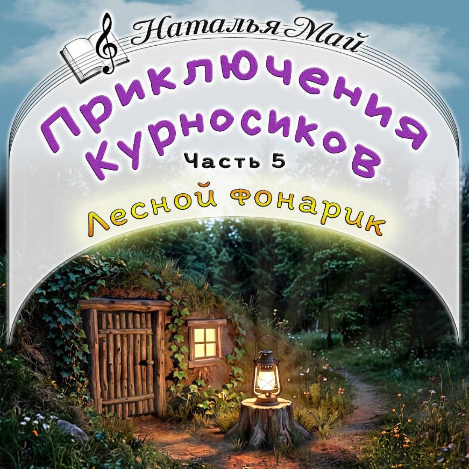 Обложка книги «Приключения Курносиков. Часть 5. Лесной фонарик.»