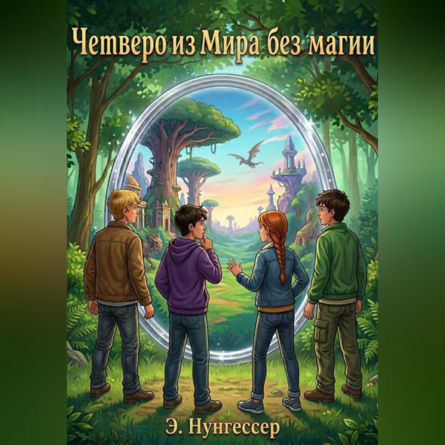 Обложка книги «Четверо из мира без магии»