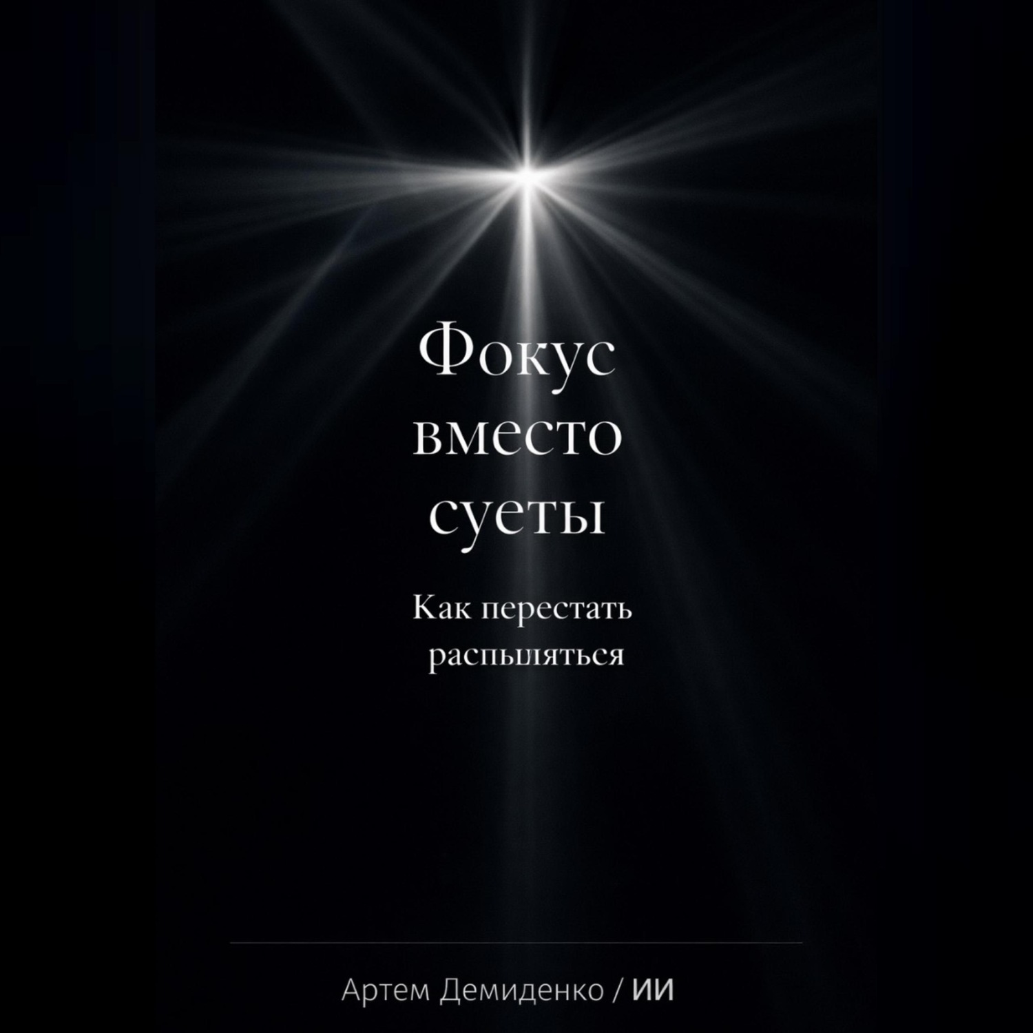 Обложка книги «Фокус вместо суеты: Как перестать распыляться»