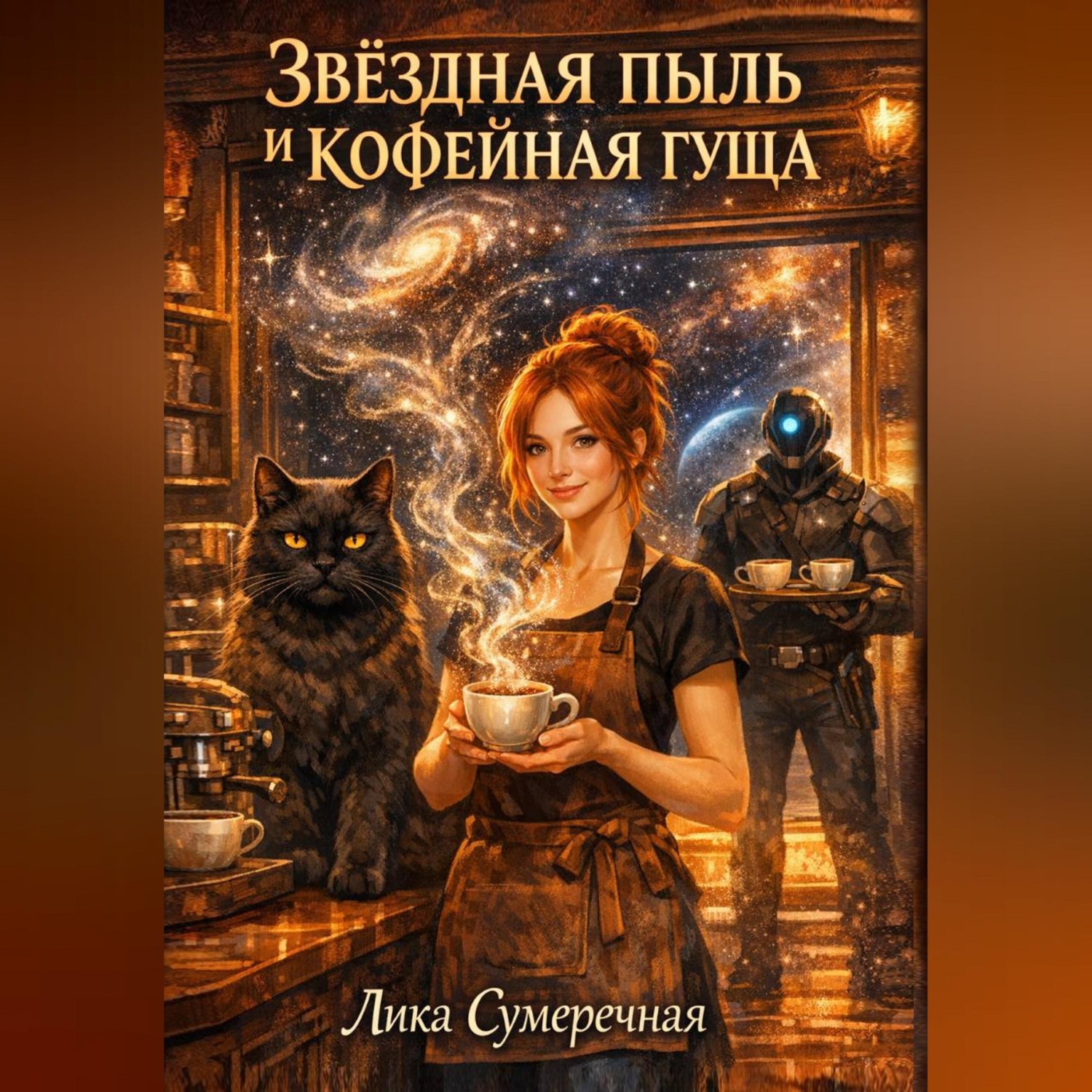 Обложка книги «Звёздная пыль и кофейная гуща»