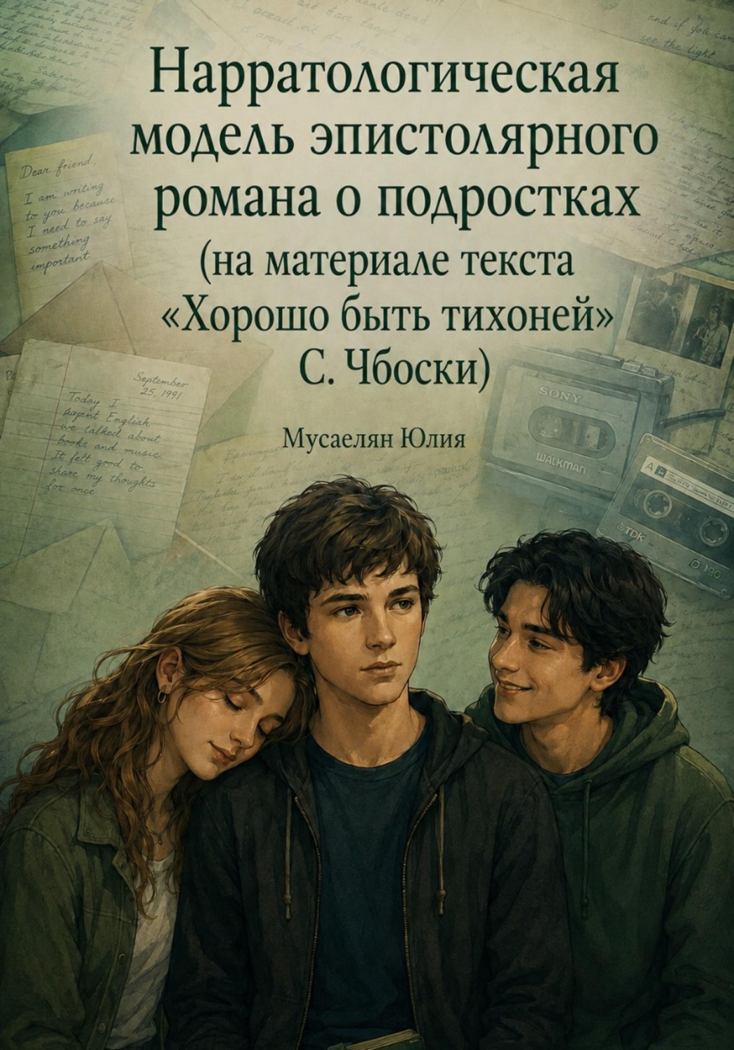 Обложка книги «Как устроен текст роман «Хорошо быть тихоней» С. Чбоски (Нарратологическая модель эпистолярного романа о подростках (на материале текста «Хорошо быть тихоней» С. Чбоски)»