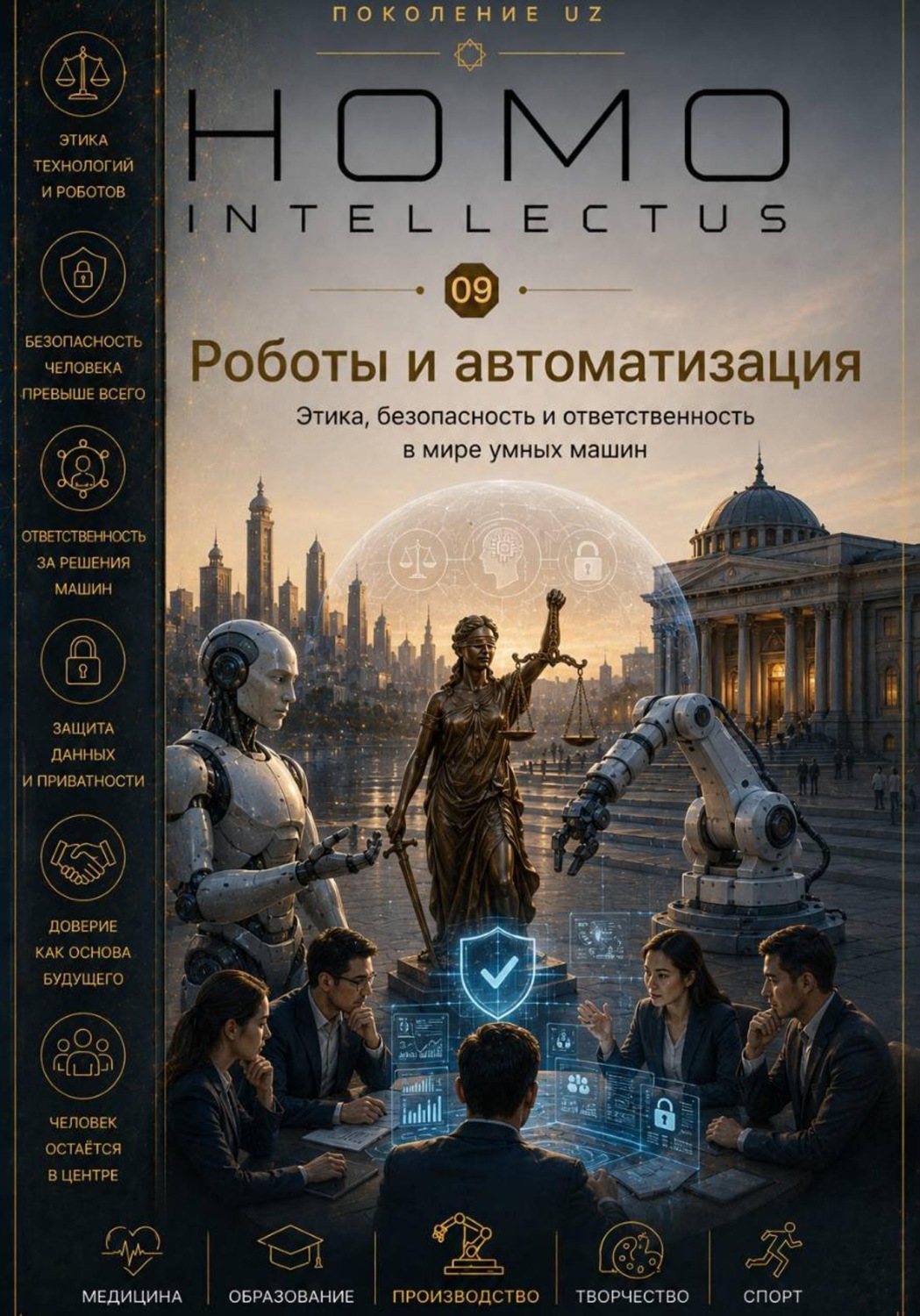 Обложка книги «Роботы и автоматизация. Homo Intellectus»