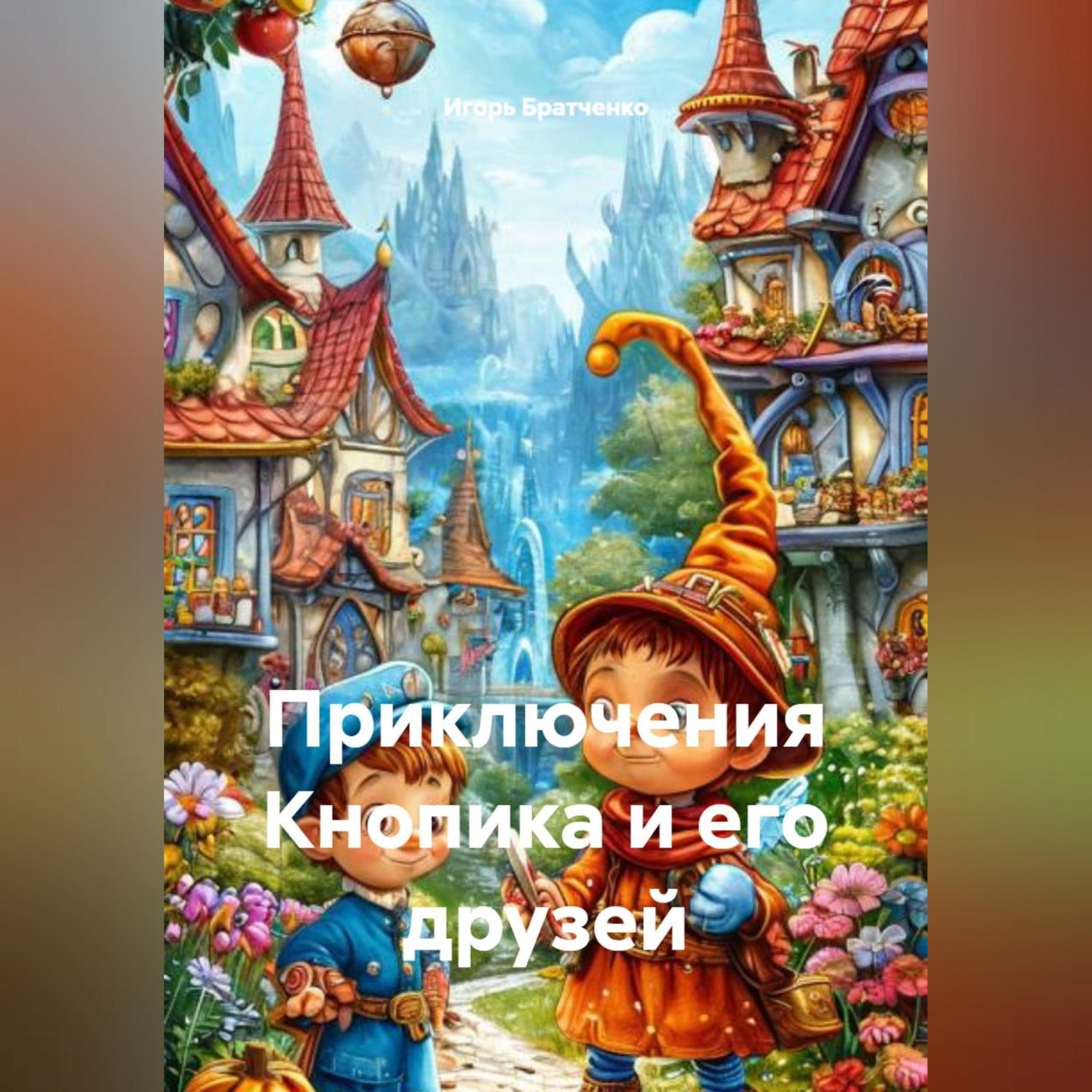 Обложка книги «Приключения Кнопика и его друзей»