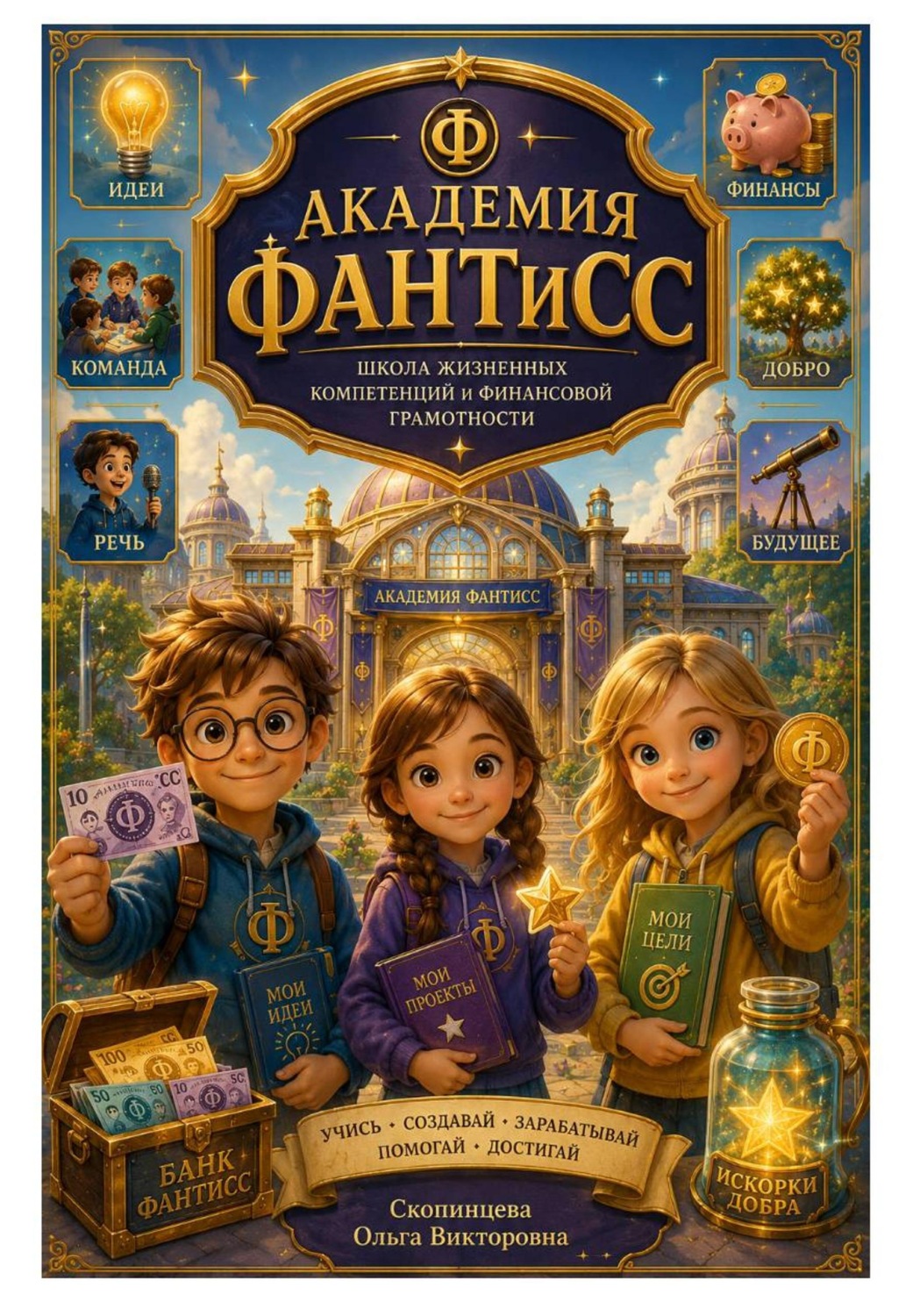 Обложка книги «Академия ФАНТиСС. Знакомство»
