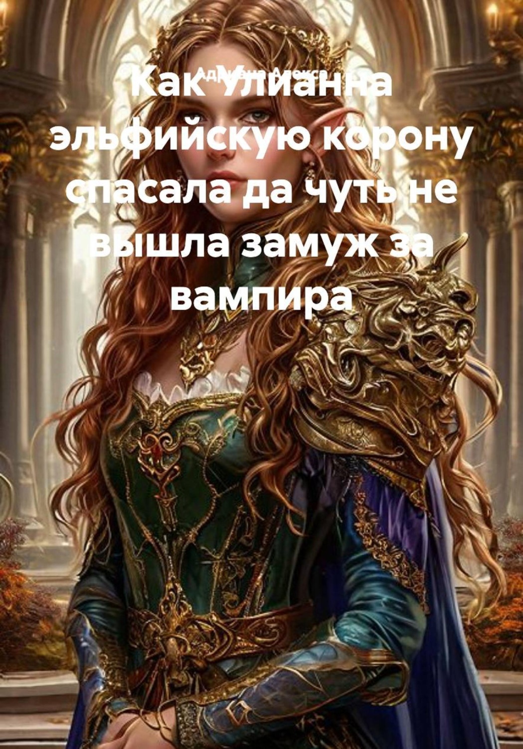 Обложка книги «Как Улианна эльфийскую корону спасала да чуть не вышла замуж за вампира»