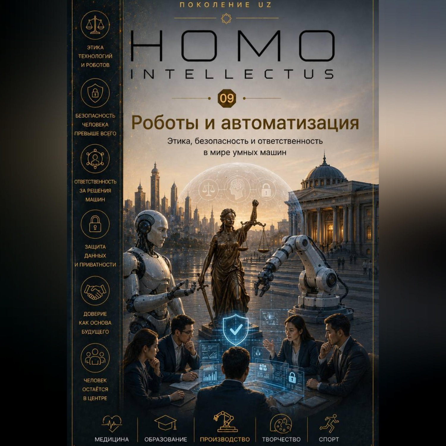 Обложка книги «Роботы и автоматизация. Homo Intellectus»