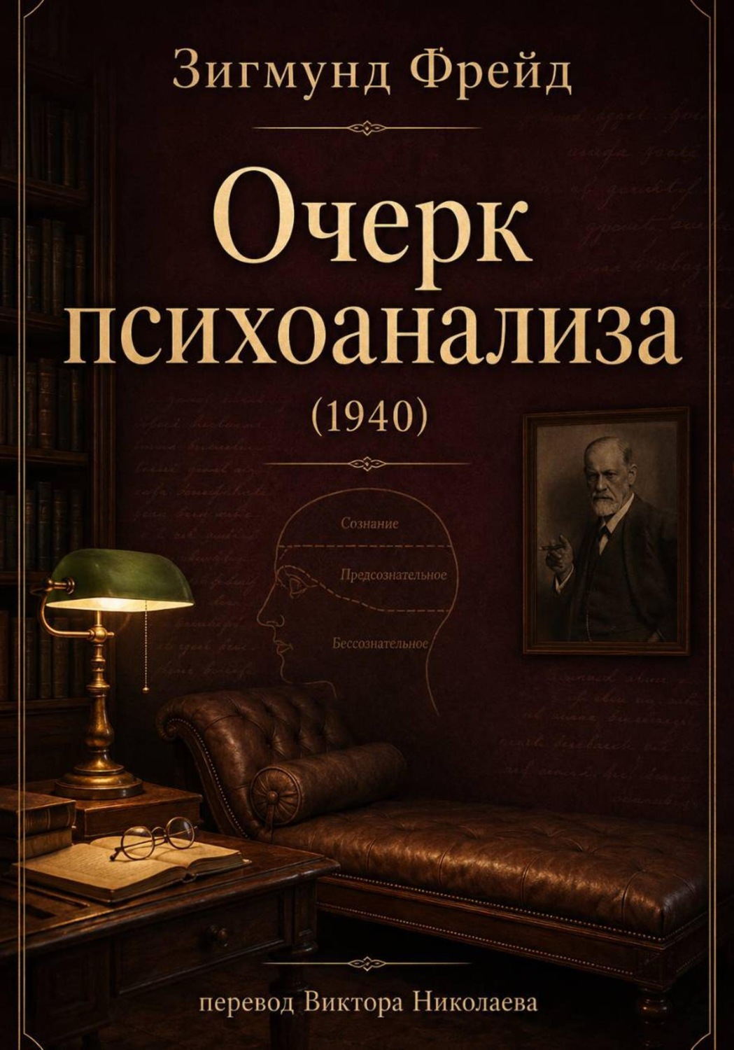 Обложка книги «Фрейд З. Очерк психоанализа (1940)»