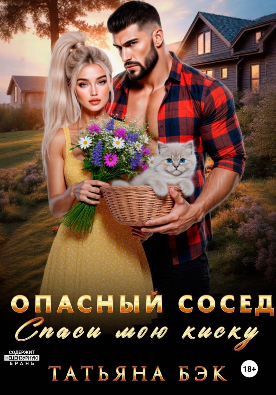 Обложка книги «Опасный сосед. Спаси мою киску»