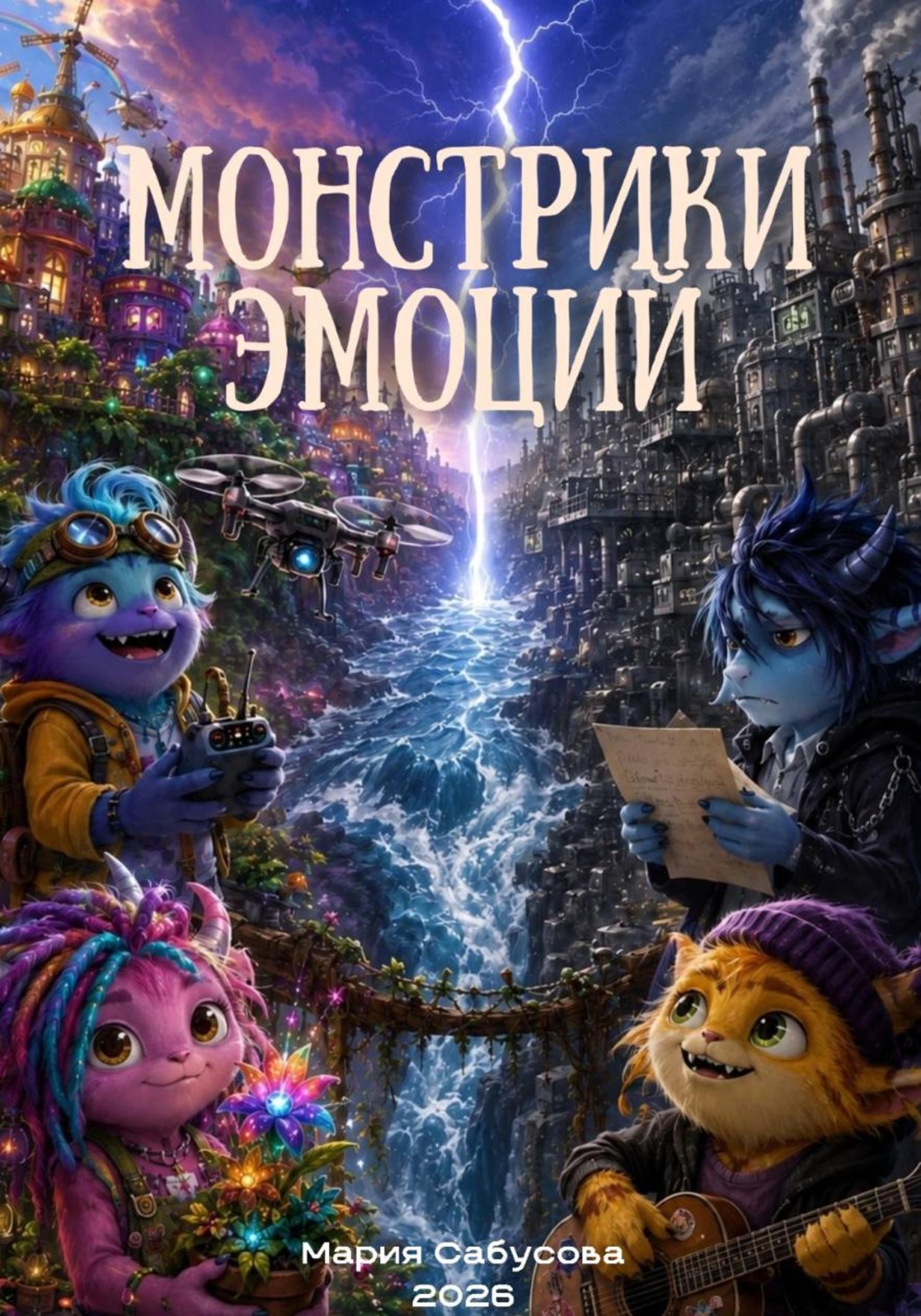 Обложка книги «Монстрики эмоций»