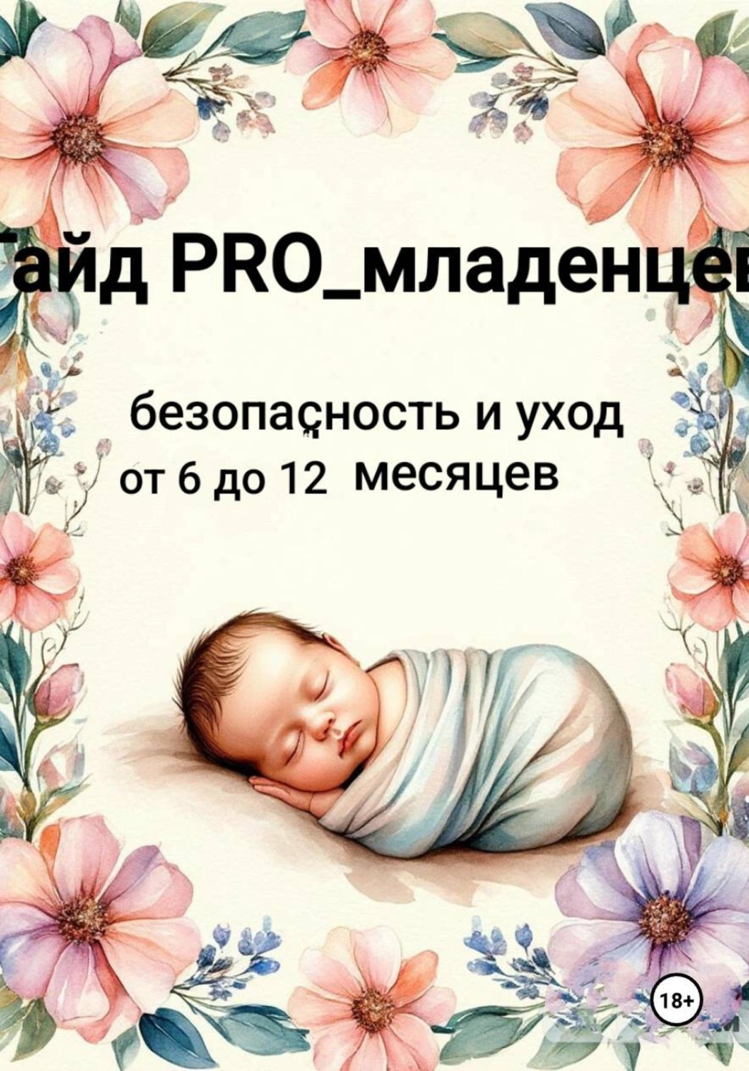 Обложка книги «Гайд pro младенцев: безопасность и уход от 6 до 12 месяцев»