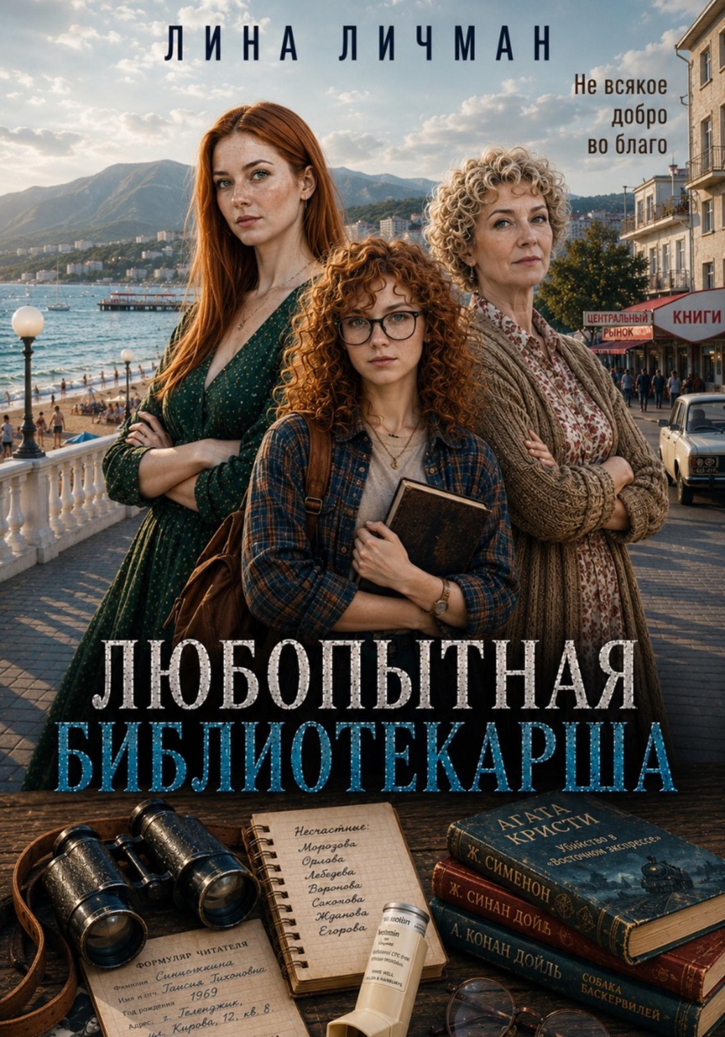 Обложка книги «Любопытная библиотекарша, или не всякое добро во благо»
