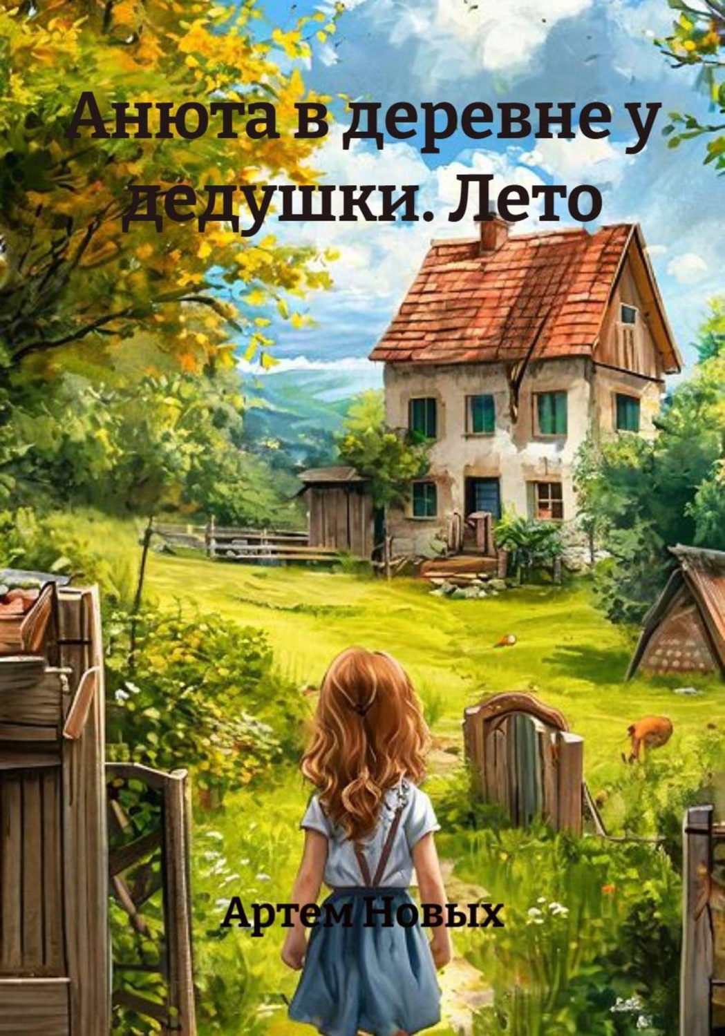 Обложка книги «Анюта в деревне у дедушки. Лето»