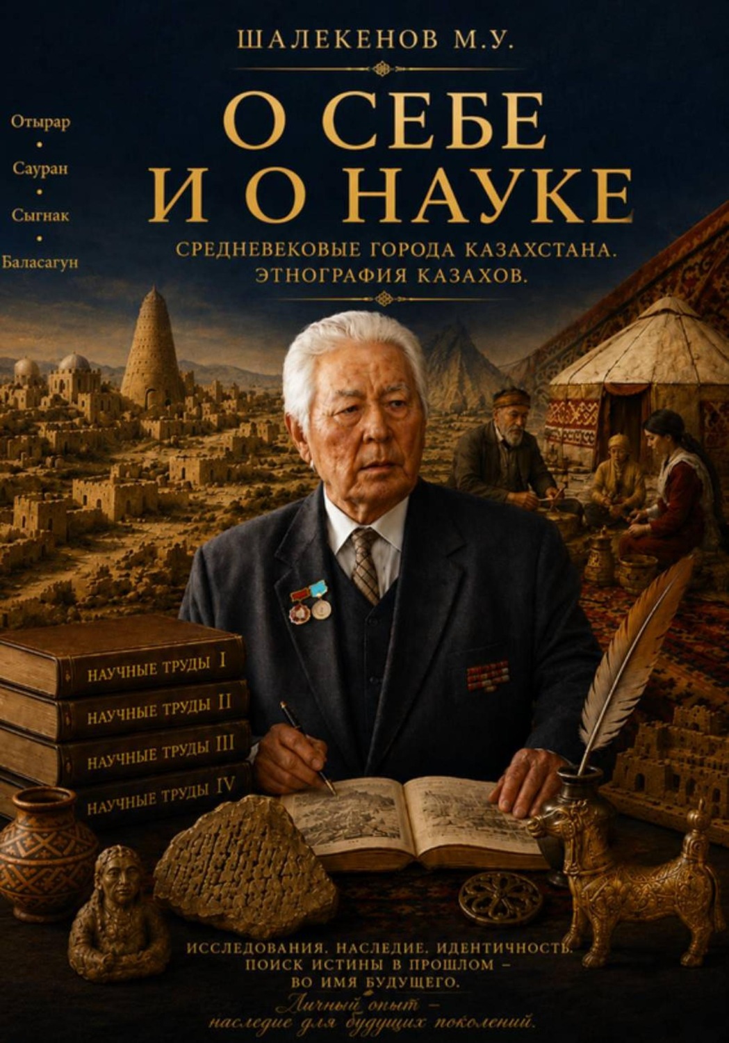 Обложка книги «О себе и о науке»