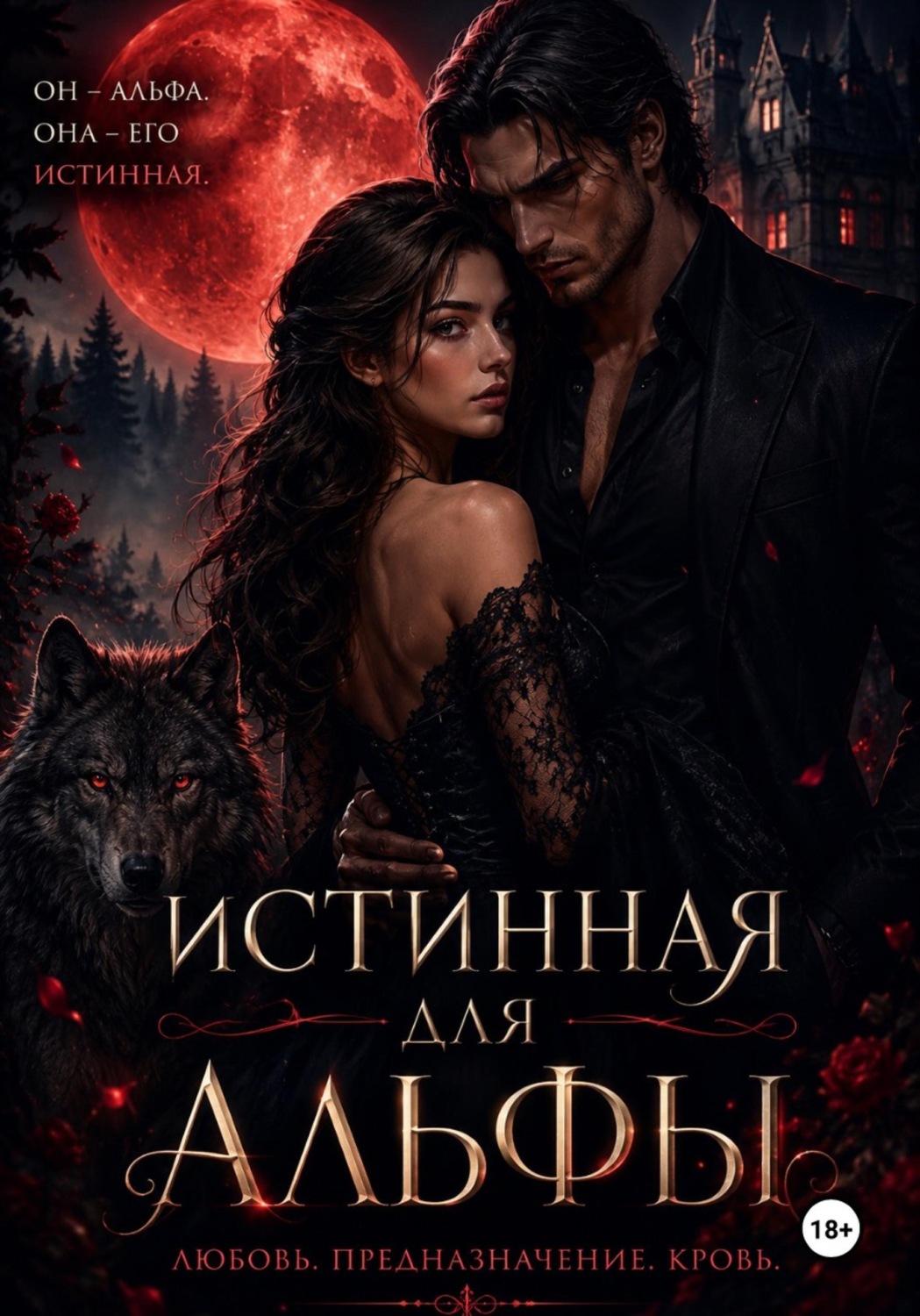 Обложка книги «Истинная для Альфы»