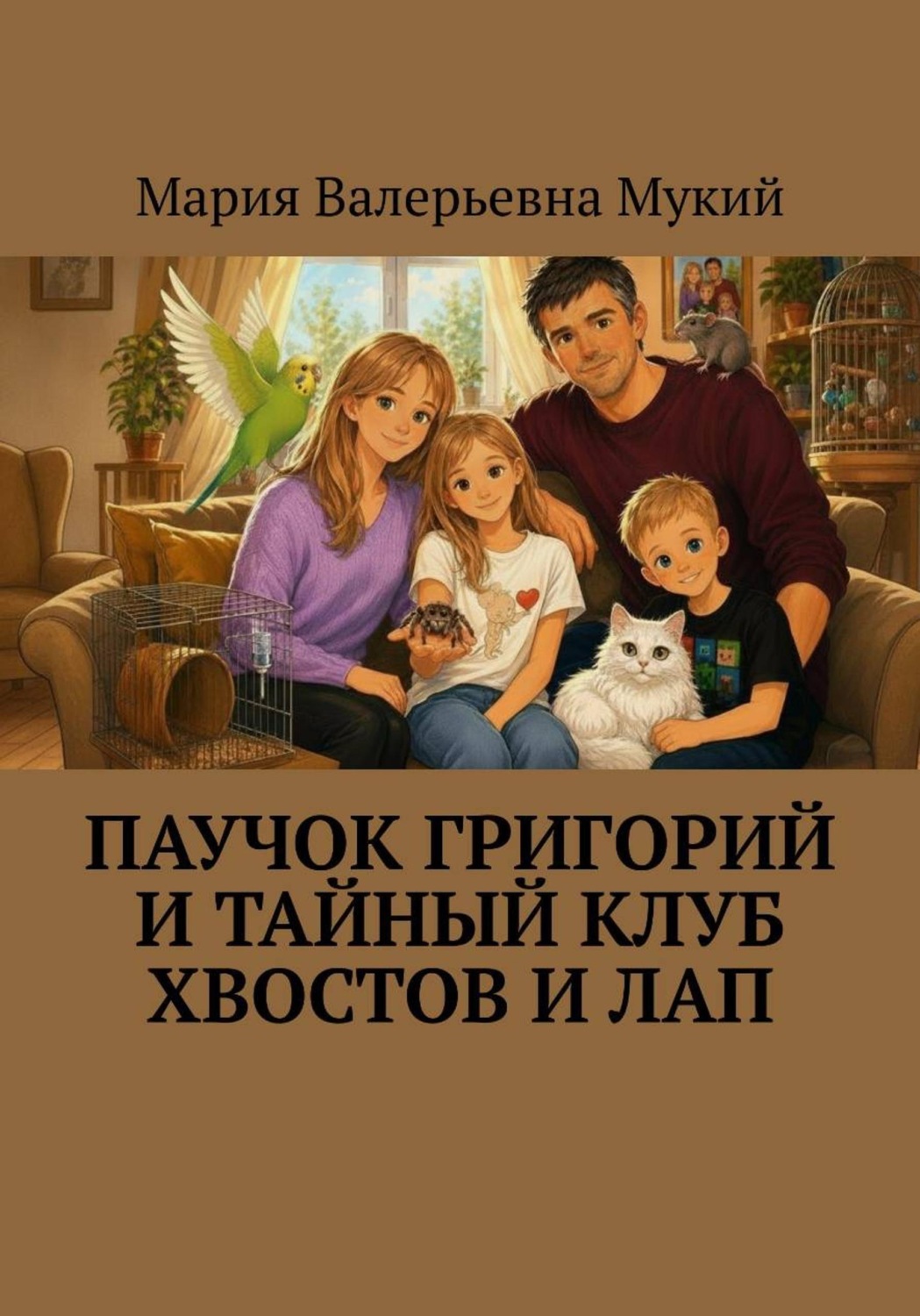 Обложка книги «Паучок Григорий и тайный клуб хвостов и лап»