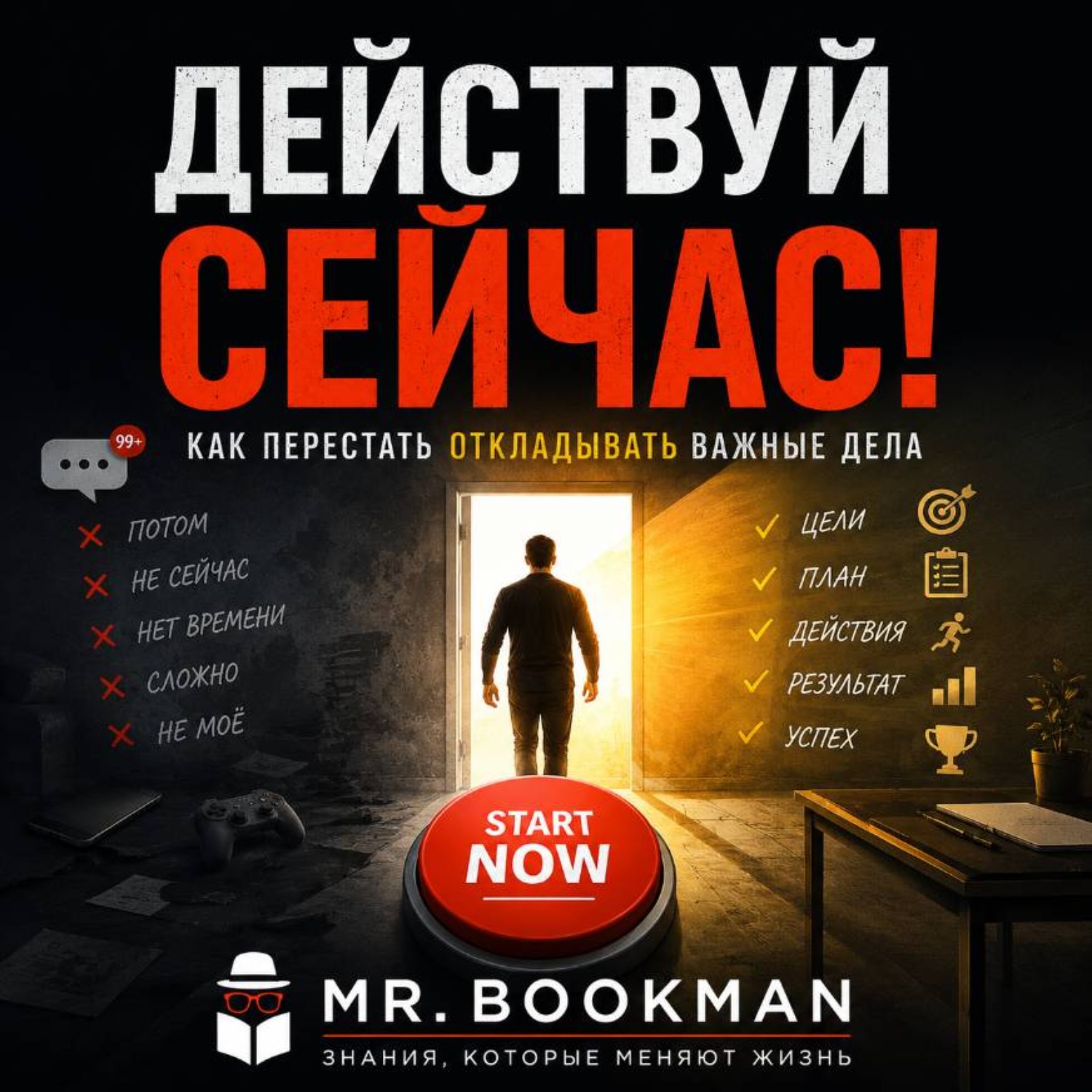 Обложка книги «Действуй сейчас! Как перестать откладывать важные дела.»