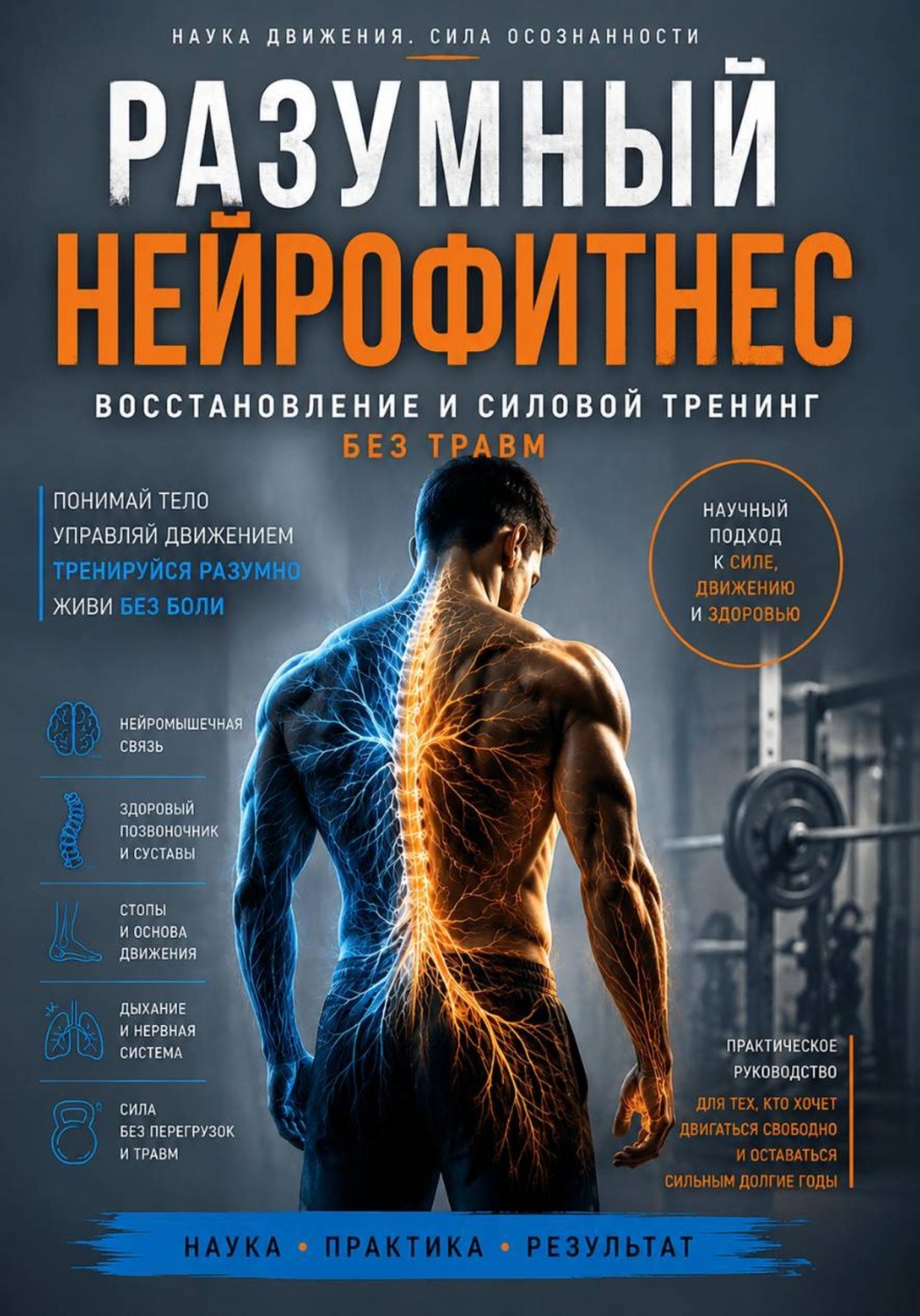 Обложка книги «Разумный нейрофитнес: восстановление и силовой тренинг без травм»