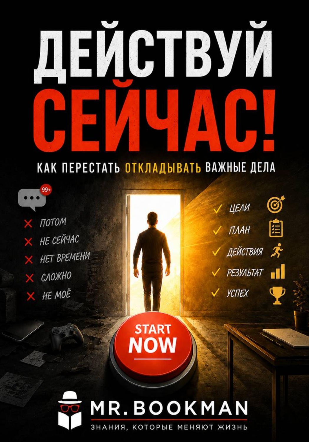 Обложка книги «Действуй сейчас! Как перестать откладывать важные дела»