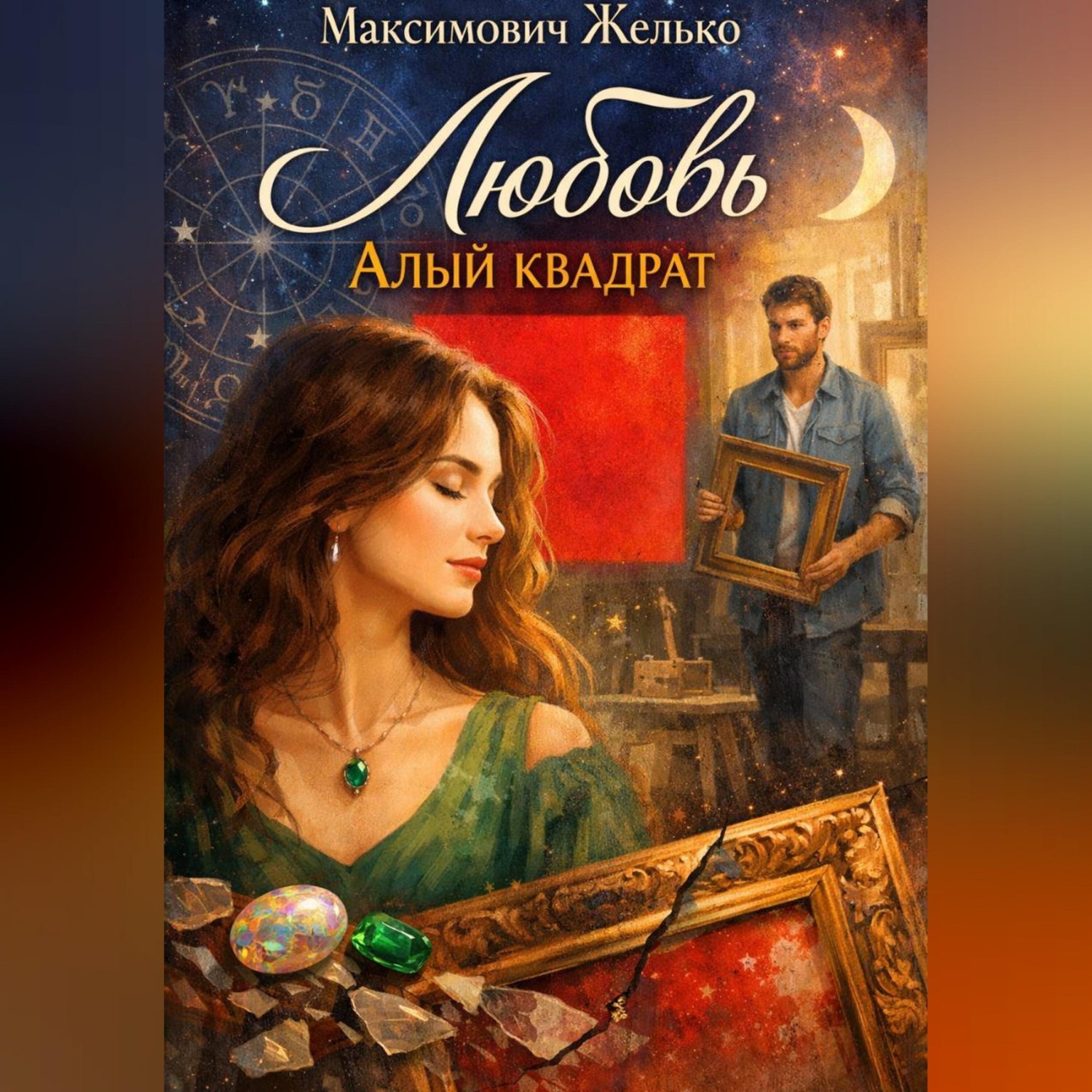 Обложка книги «Любовь, Алый квадрат»