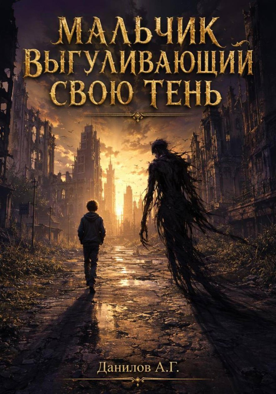 Обложка книги «Мальчик выгуливающий свою тень»