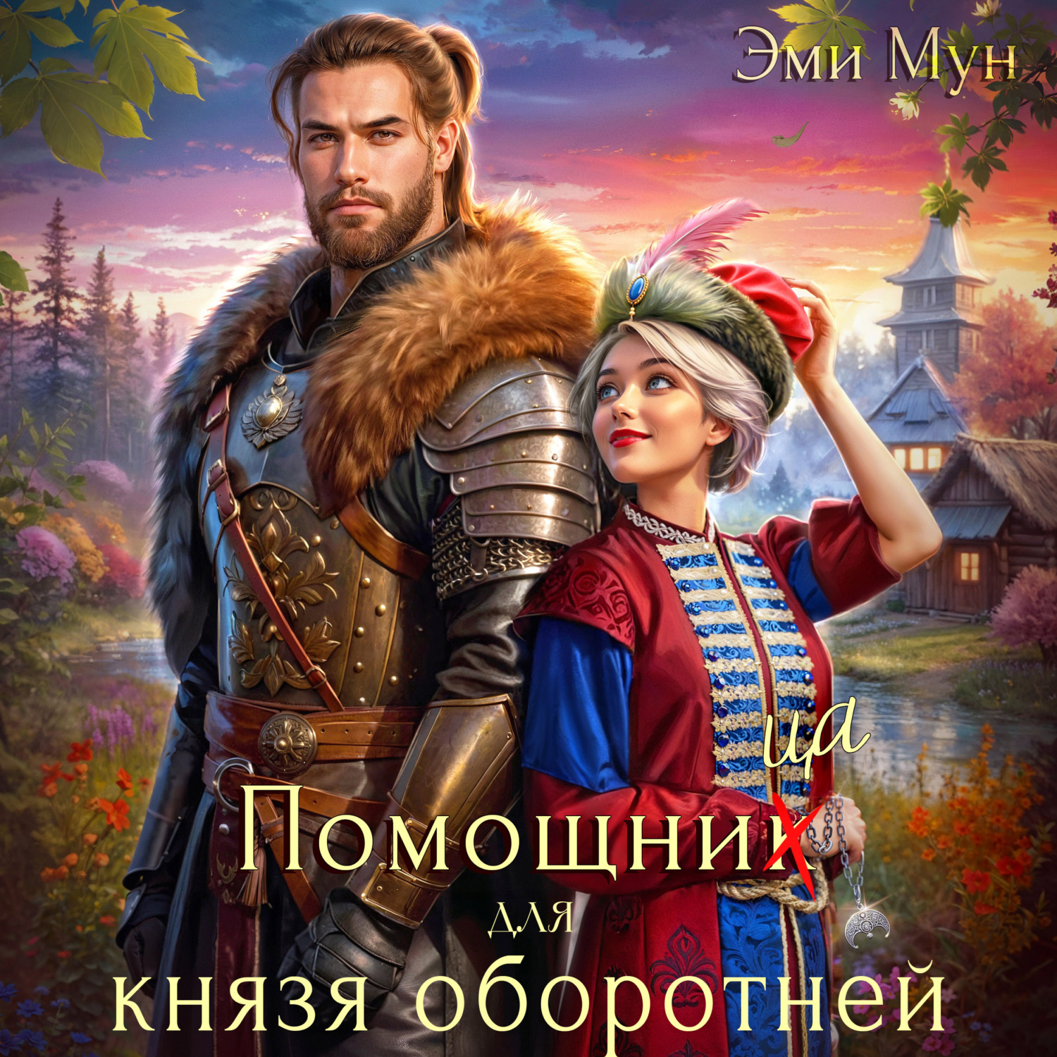 Обложка книги «Помощница для князя оборотней»